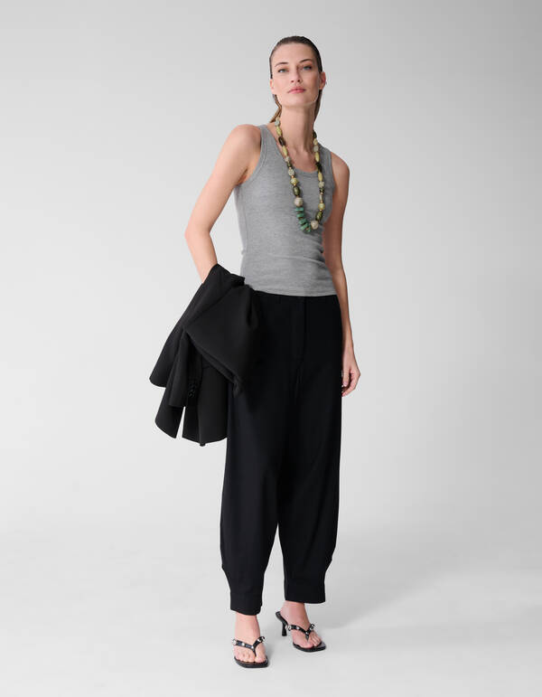 Rib Top Lichtgrijs By Lonneke SHOEBY WOMEN