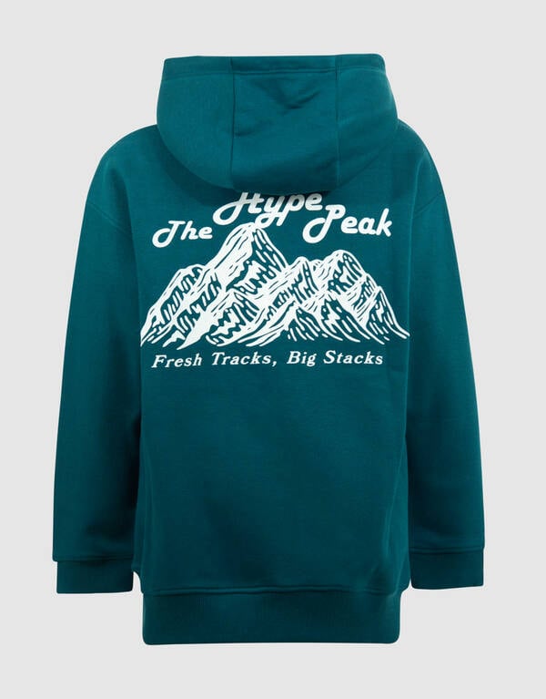 Hype Artwork Hoodie Donkergroen SHOEBY BOYS