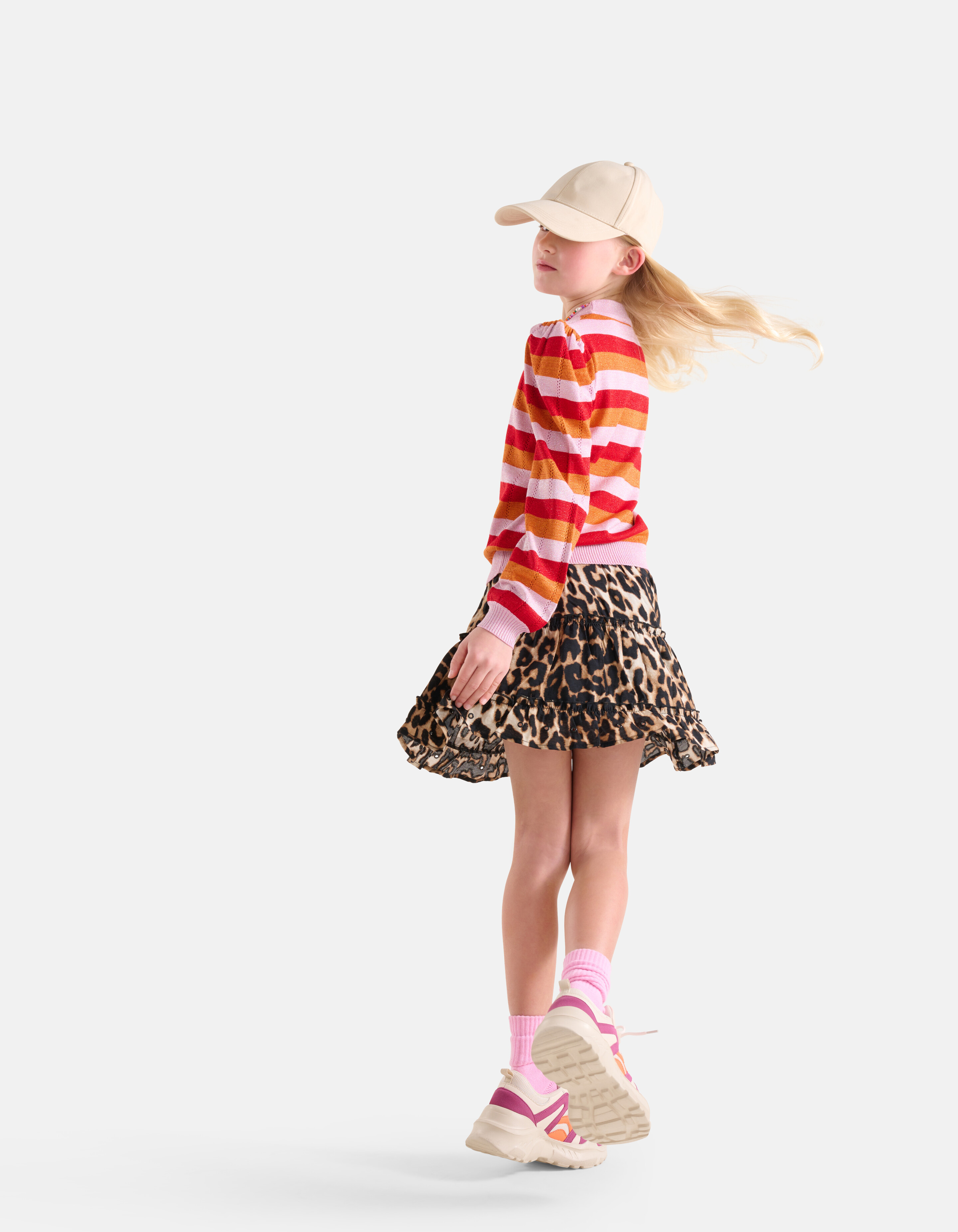 Leopard Rok Bruin SHOEBY GIRLS