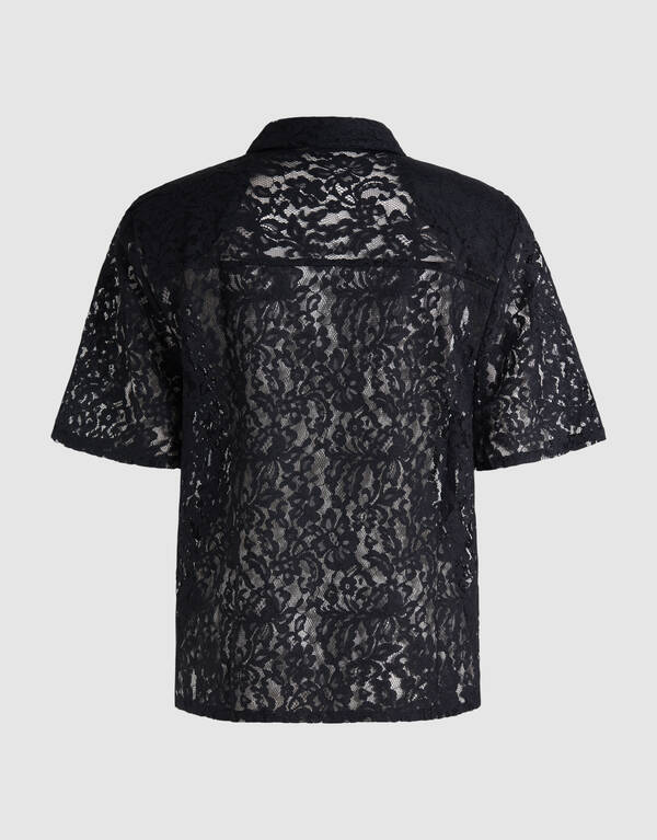 Kanten Blouse Zwart SHOEBY WOMEN