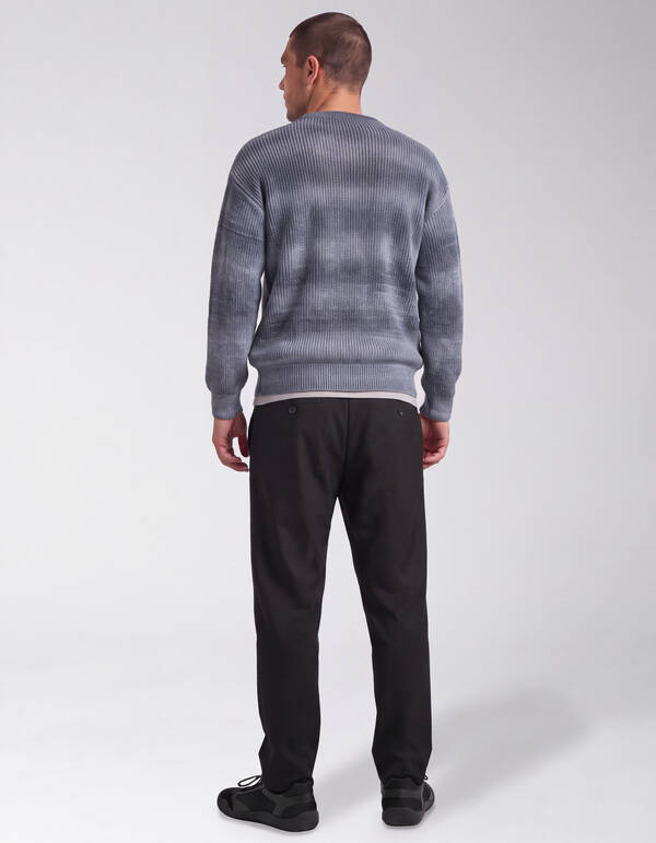 Gradient Gebreide Trui Grijs SHOEBY MEN