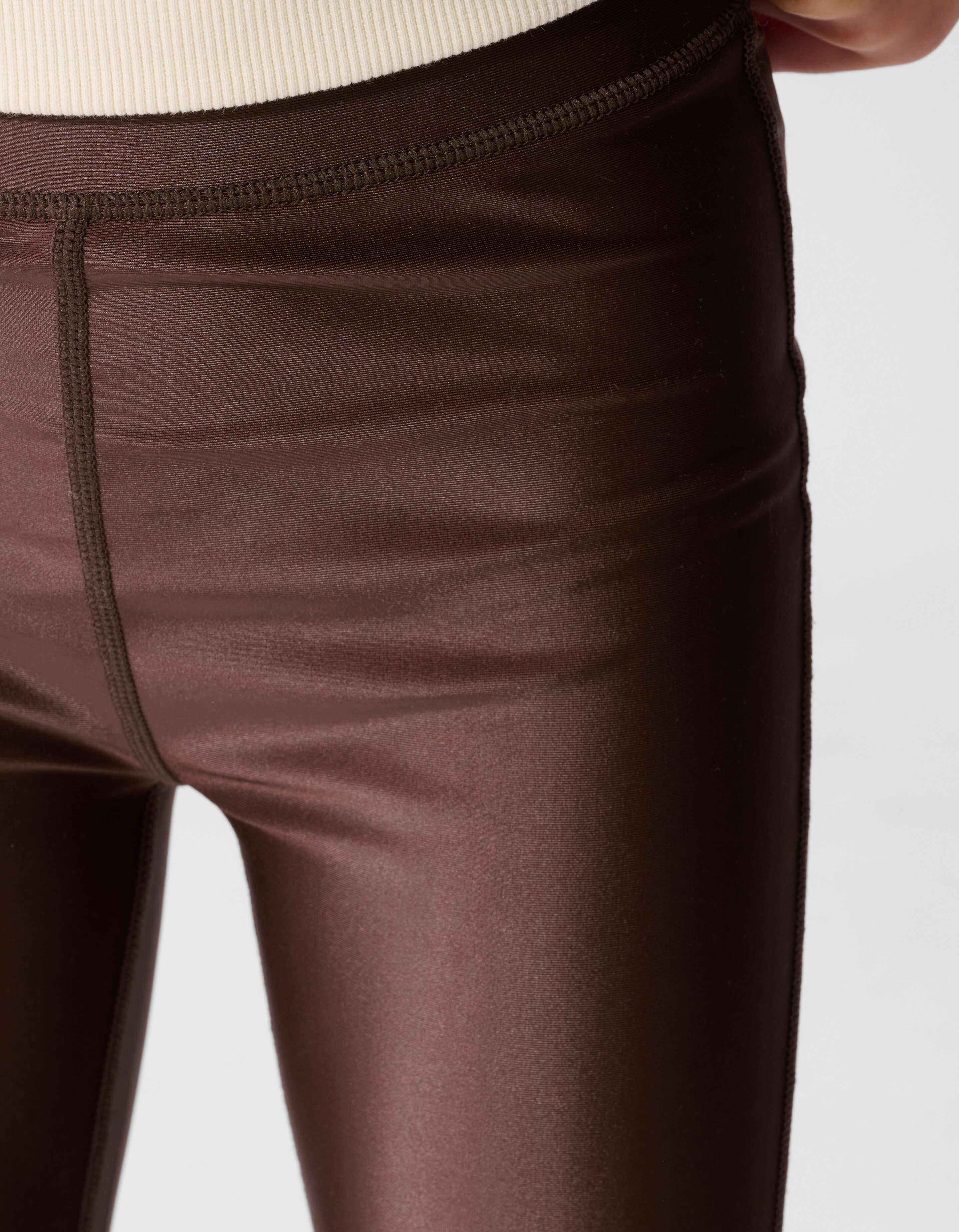 Shiny Legging Donkerbruin SHOEBY GIRLS