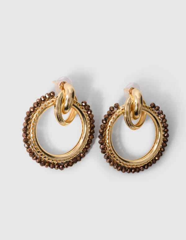 Triple Ring Oorbellen Goud SHOEBY ACCESSOIRES