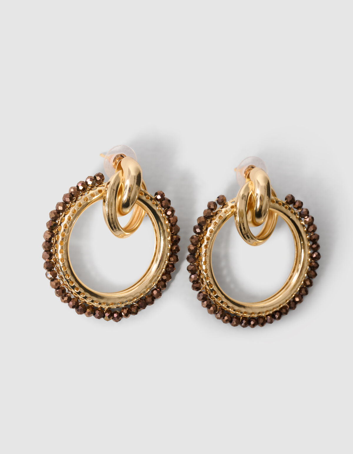 Triple Ring Oorbellen Goud SHOEBY ACCESSOIRES