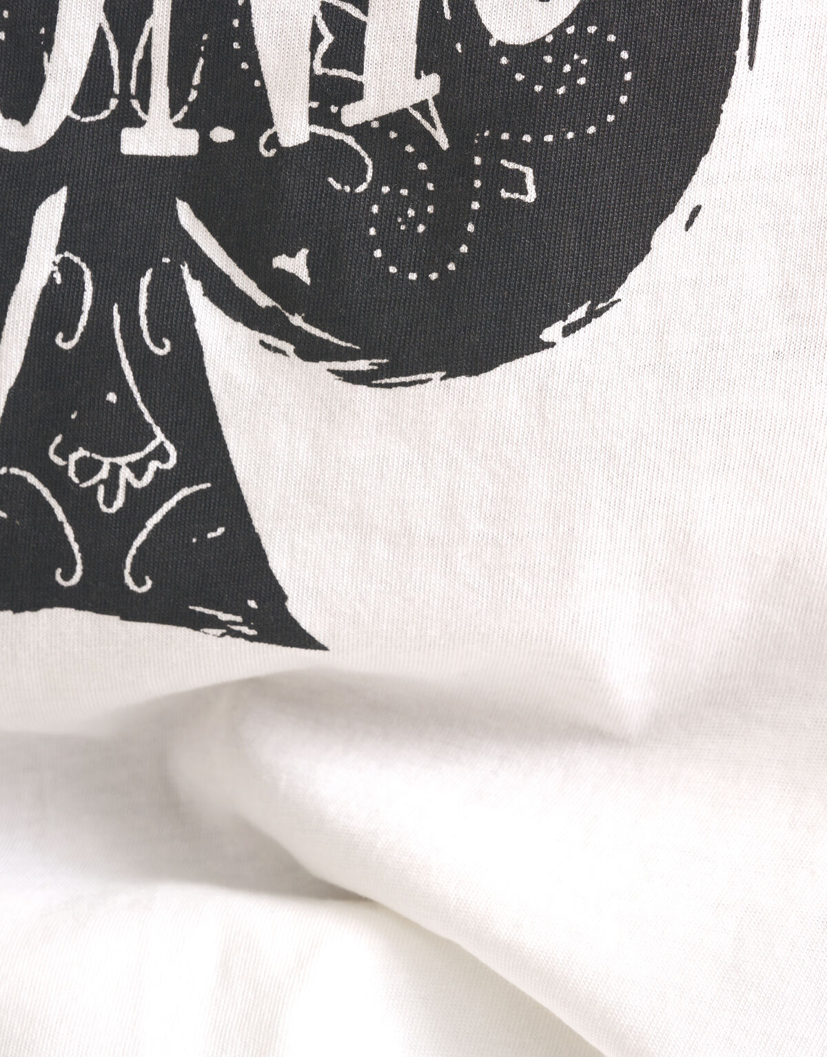 Artwork T-shirt Gebroken Wit SHOEBY WOMEN