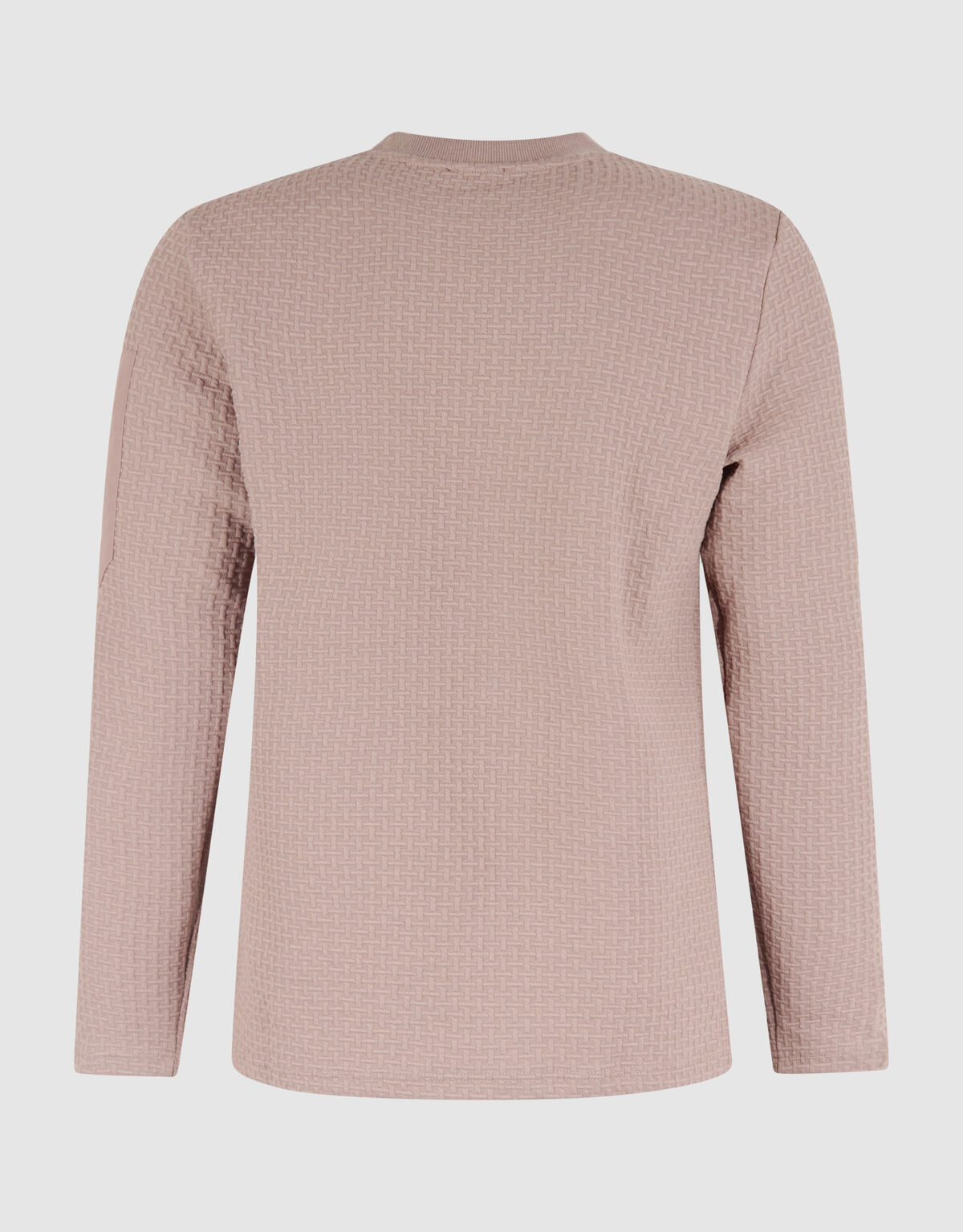 Jersey Structuur Longsleeve Lichtbruin SHOEBY MEN