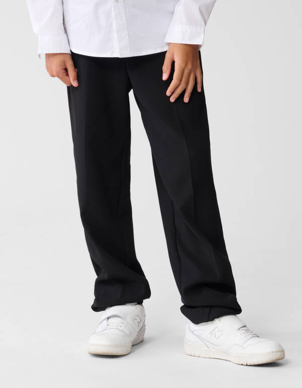 Basis Straight Fit Broek Zwart SHOEBY BOYS
