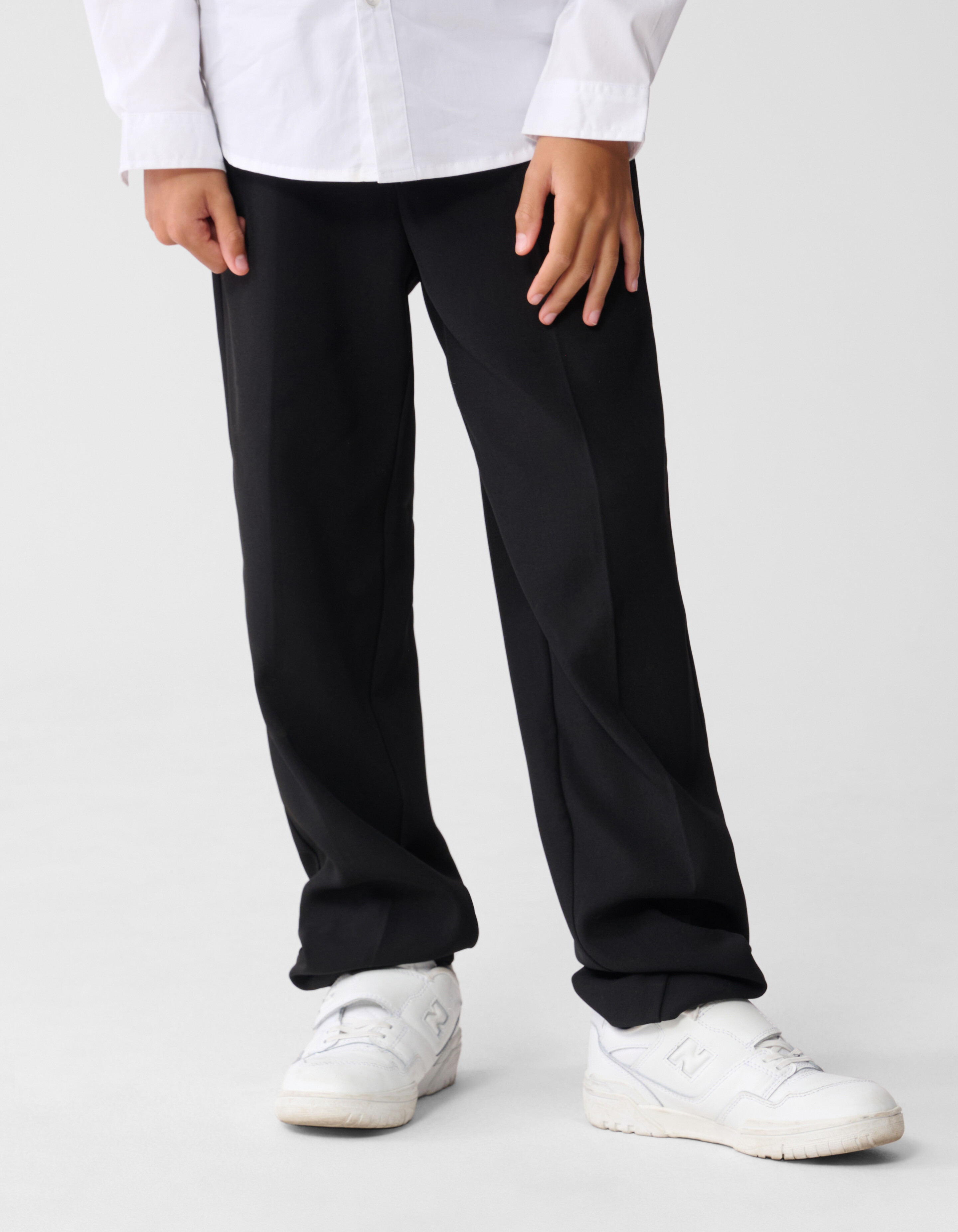 Basis Straight Fit Broek Zwart SHOEBY BOYS