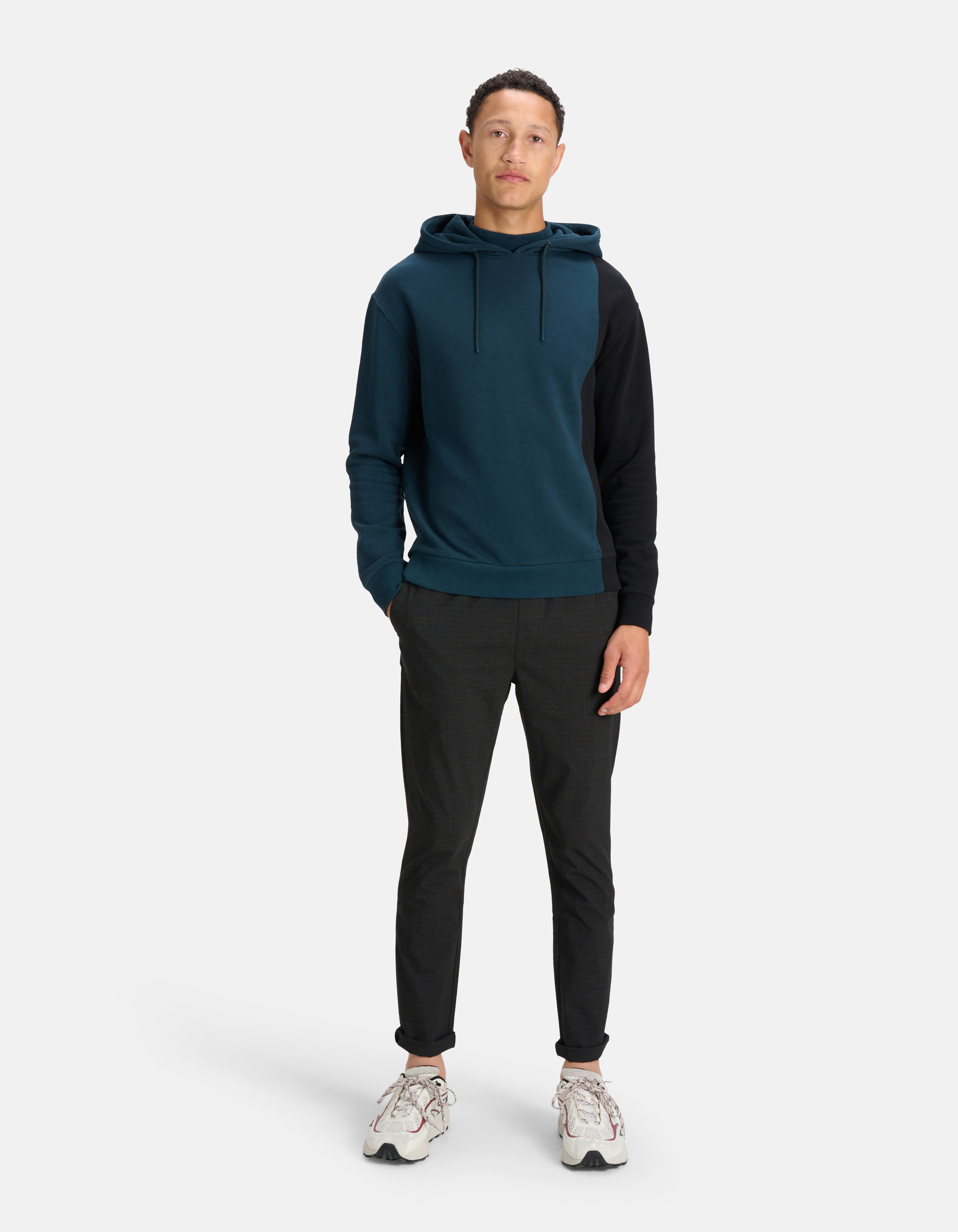 Geruite Pantalon Donkergrijs SHOEBY MEN