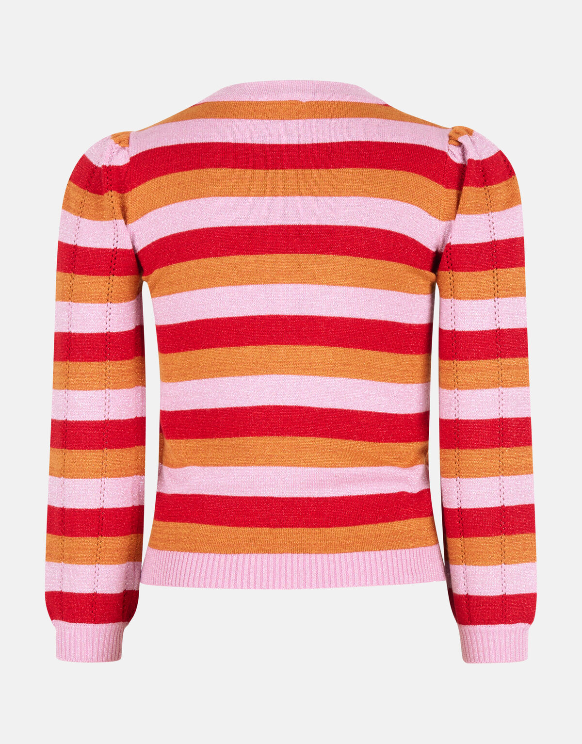 Gestreepte Glitter Trui Oranje SHOEBY GIRLS