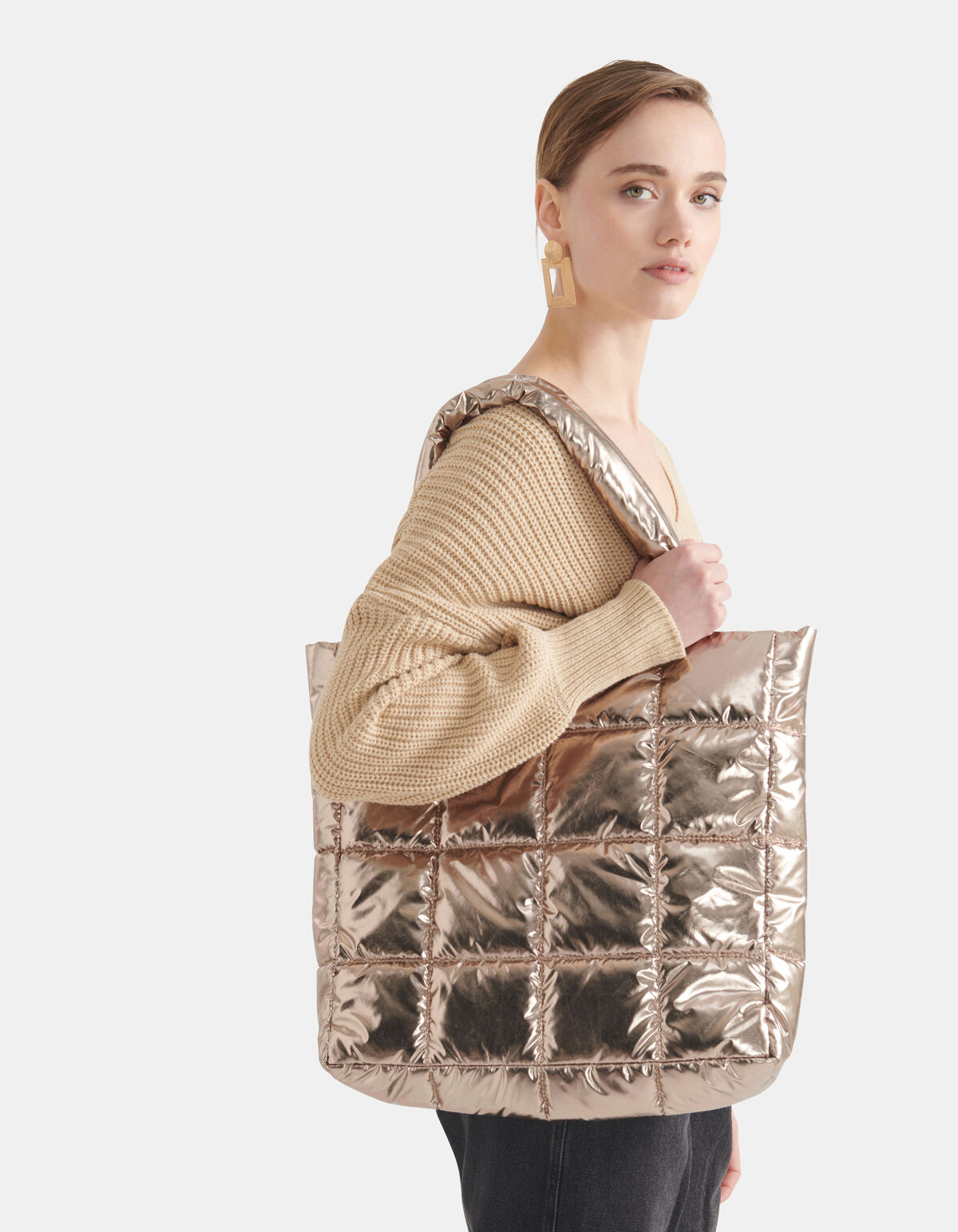 Metallic Shopper Goud SHOEBY ACCESSOIRES