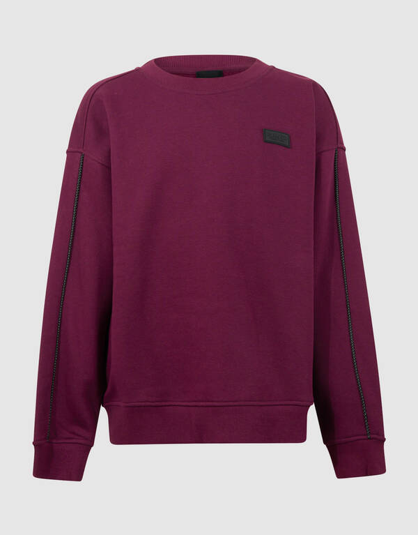 Sporty Sweater Donkerpaars SHOEBY BOYS