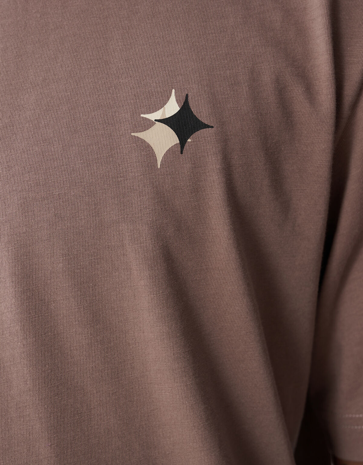 Triple Sparkle Artwork T-shirt Lichtbruin SHOEBY MEN