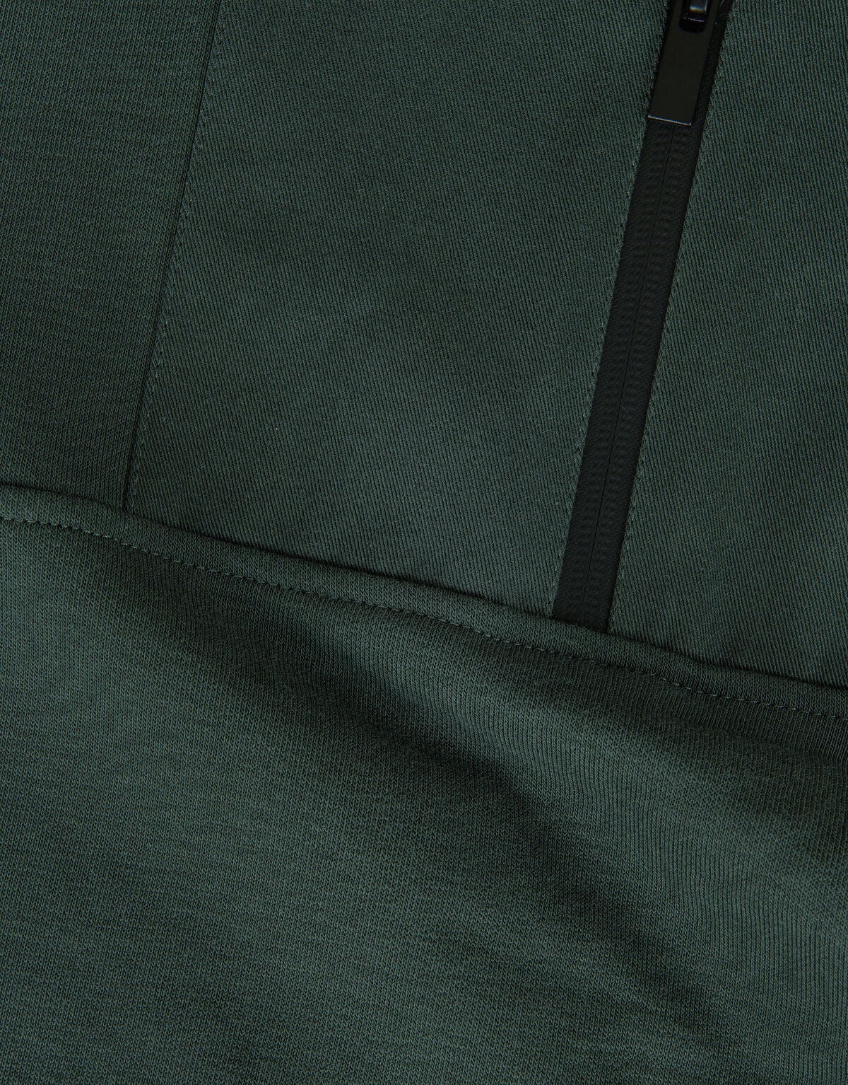 Zipper Sweater Donkergroen SHOEBY BOYS