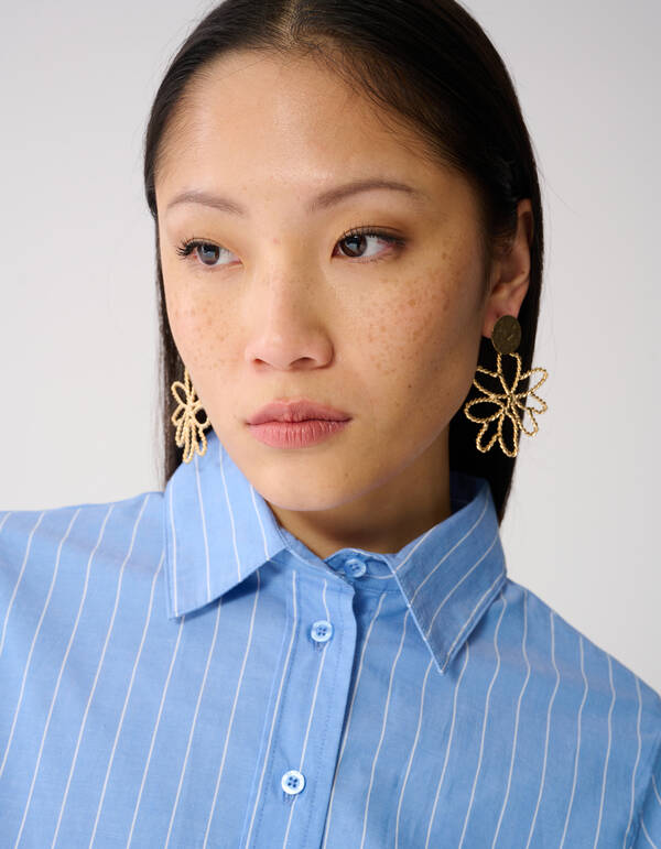 Big Flower Oorbellen Goud SHOEBY ACCESSOIRES