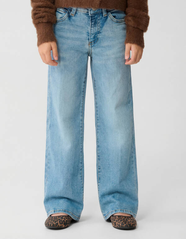 Flared Fit Jeans Blauw SHOEBY GIRLS