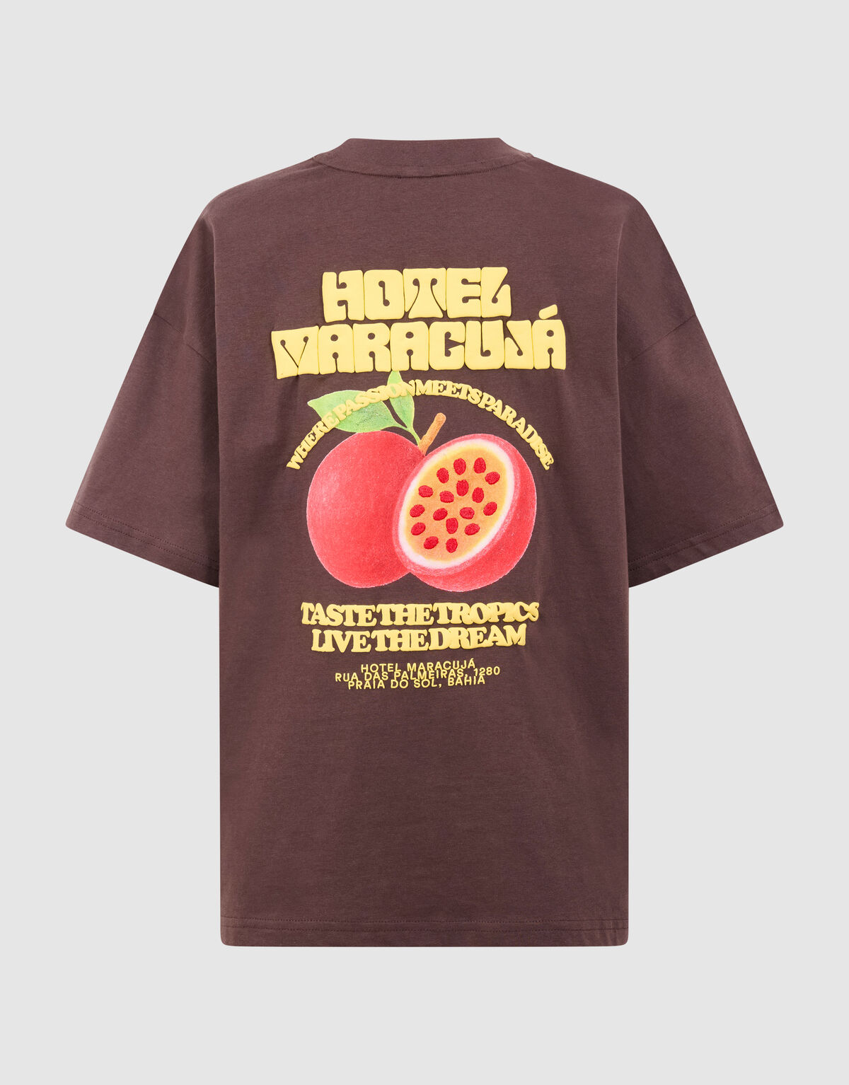 Hotel Artwork T-shirt Donkerbruin SHOEBY BOYS