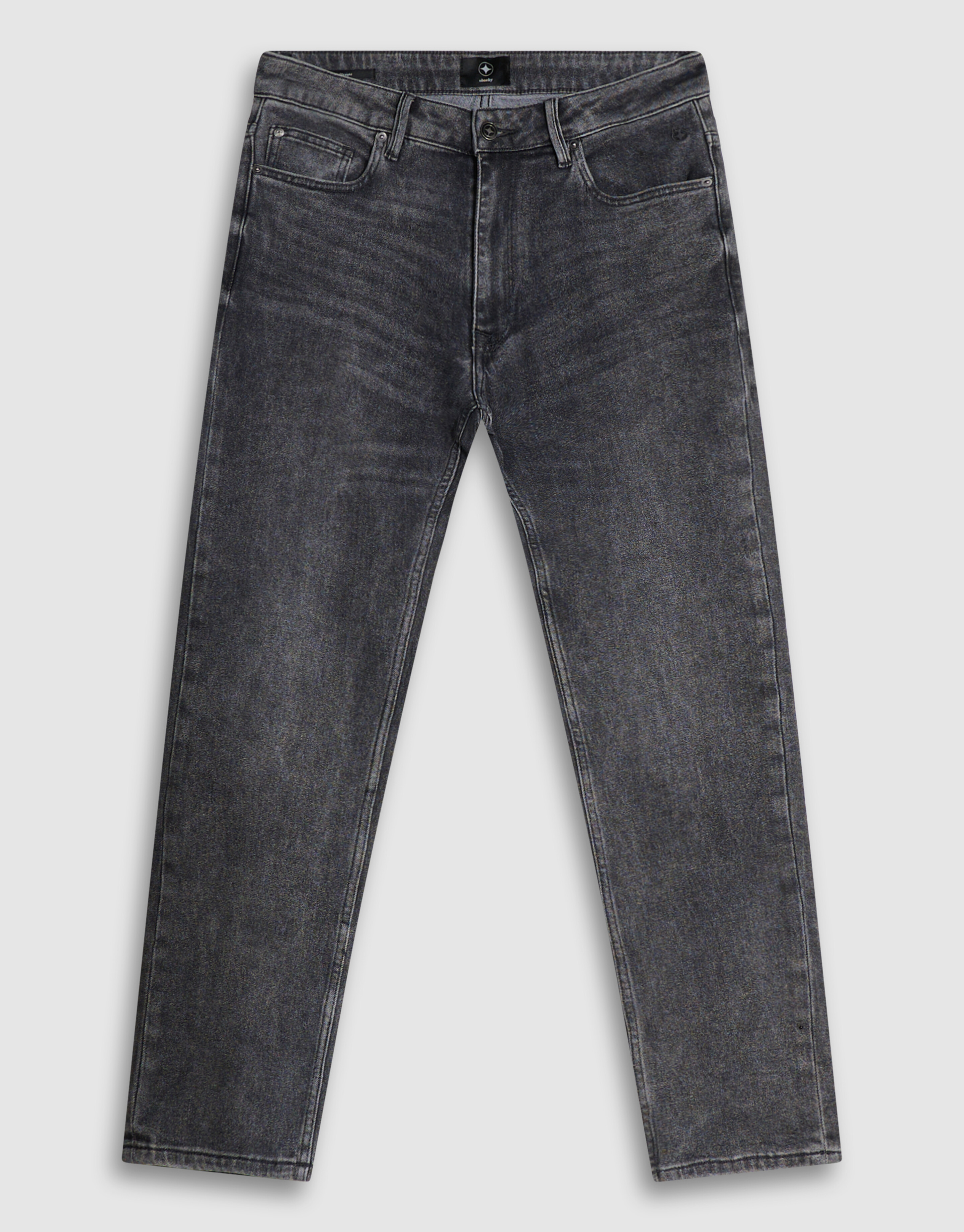 Straight Fit Jeans Donkergrijs L34 SHOEBY MEN
