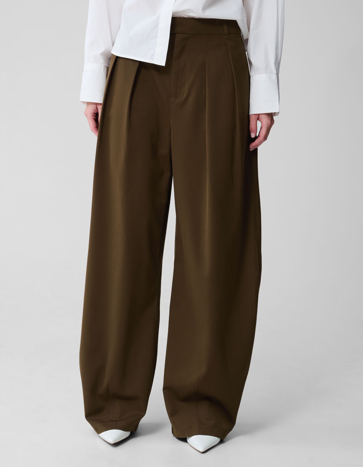 Mix Barrel Fit Pantalon Khaki SHOEBY WOMEN