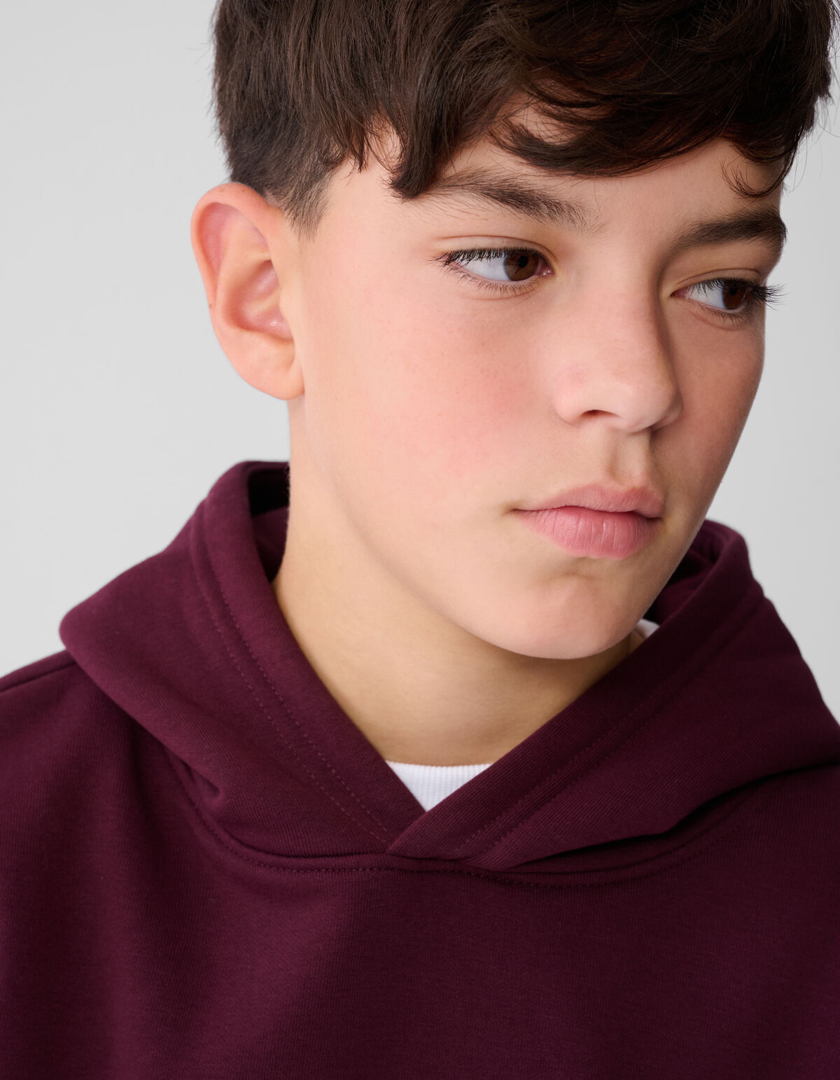 Chill Hoodie Donkerrood SHOEBY BOYS