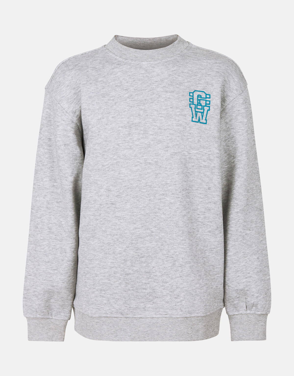 Printed Sweater Grijs SHOEBY BOYS