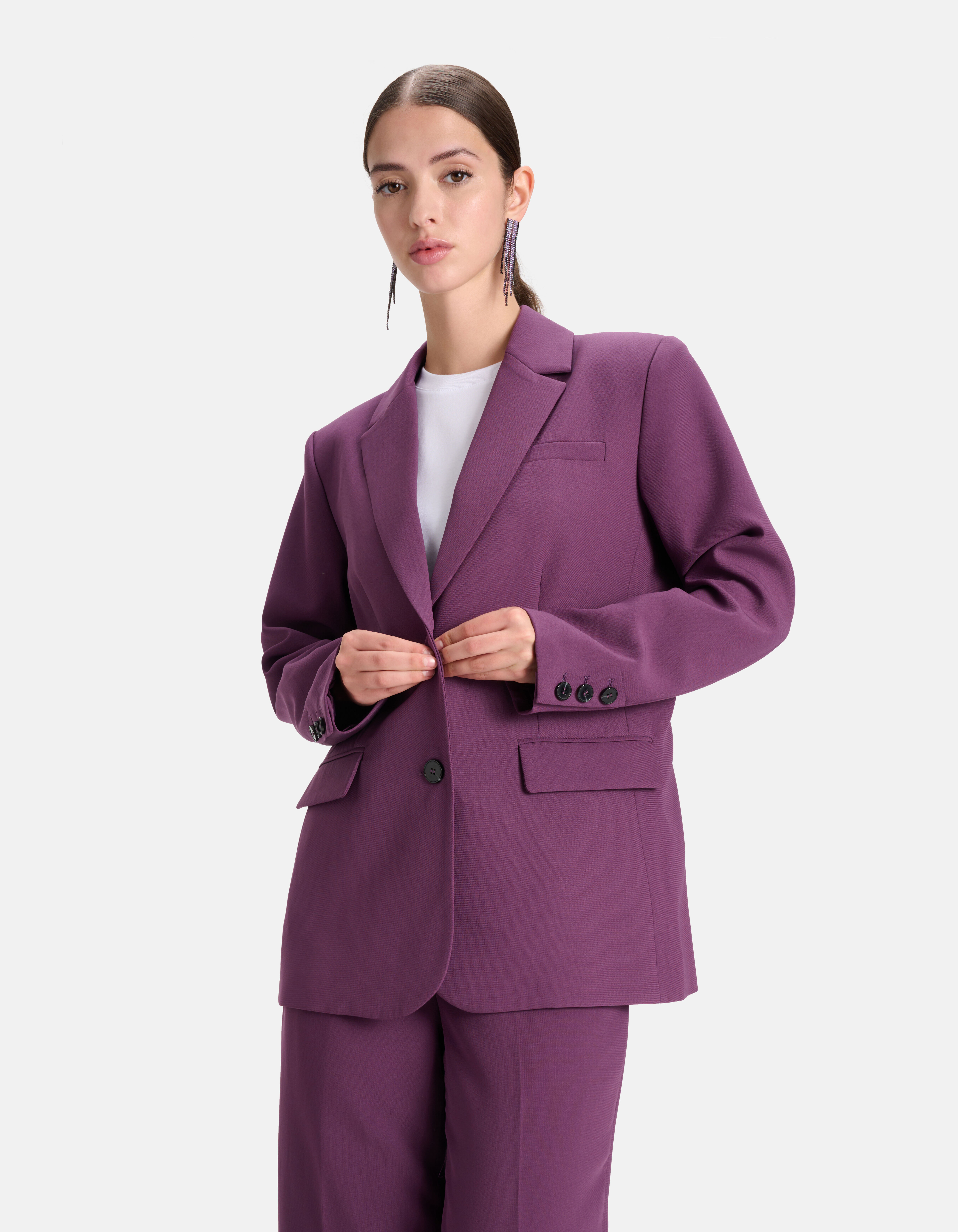 Paarse blazer hotsell