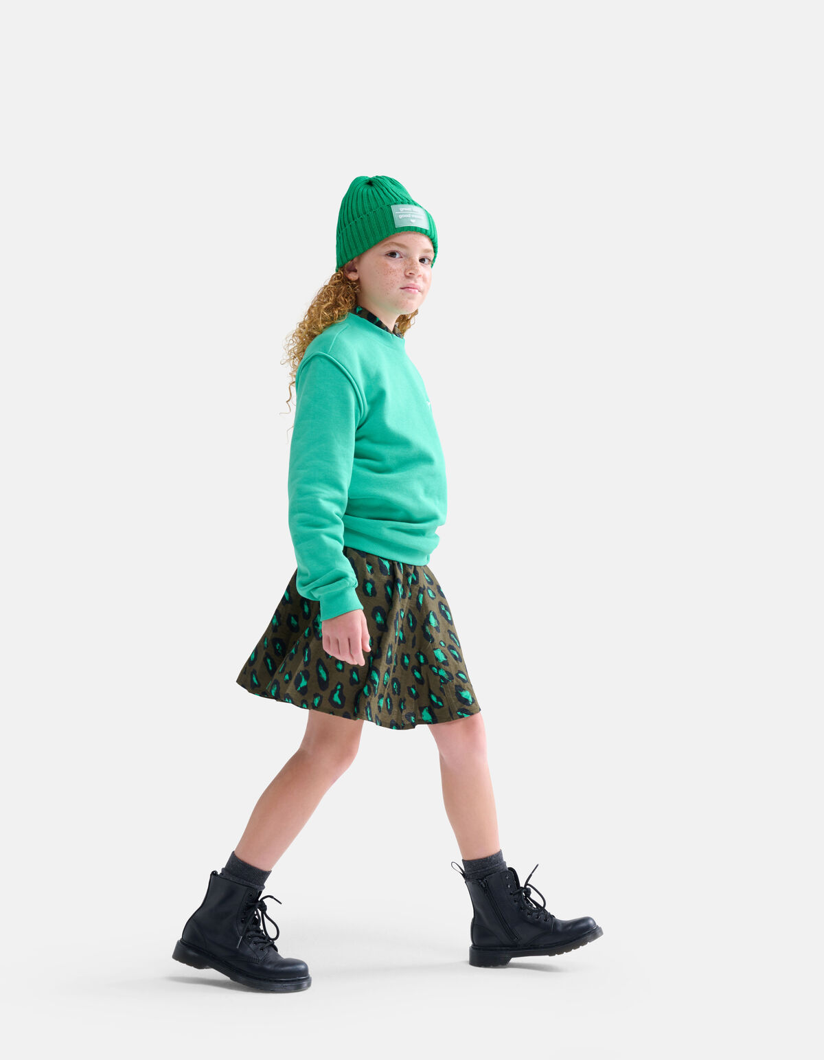 Geborduurde Sweater Groen SHOEBY GIRLS