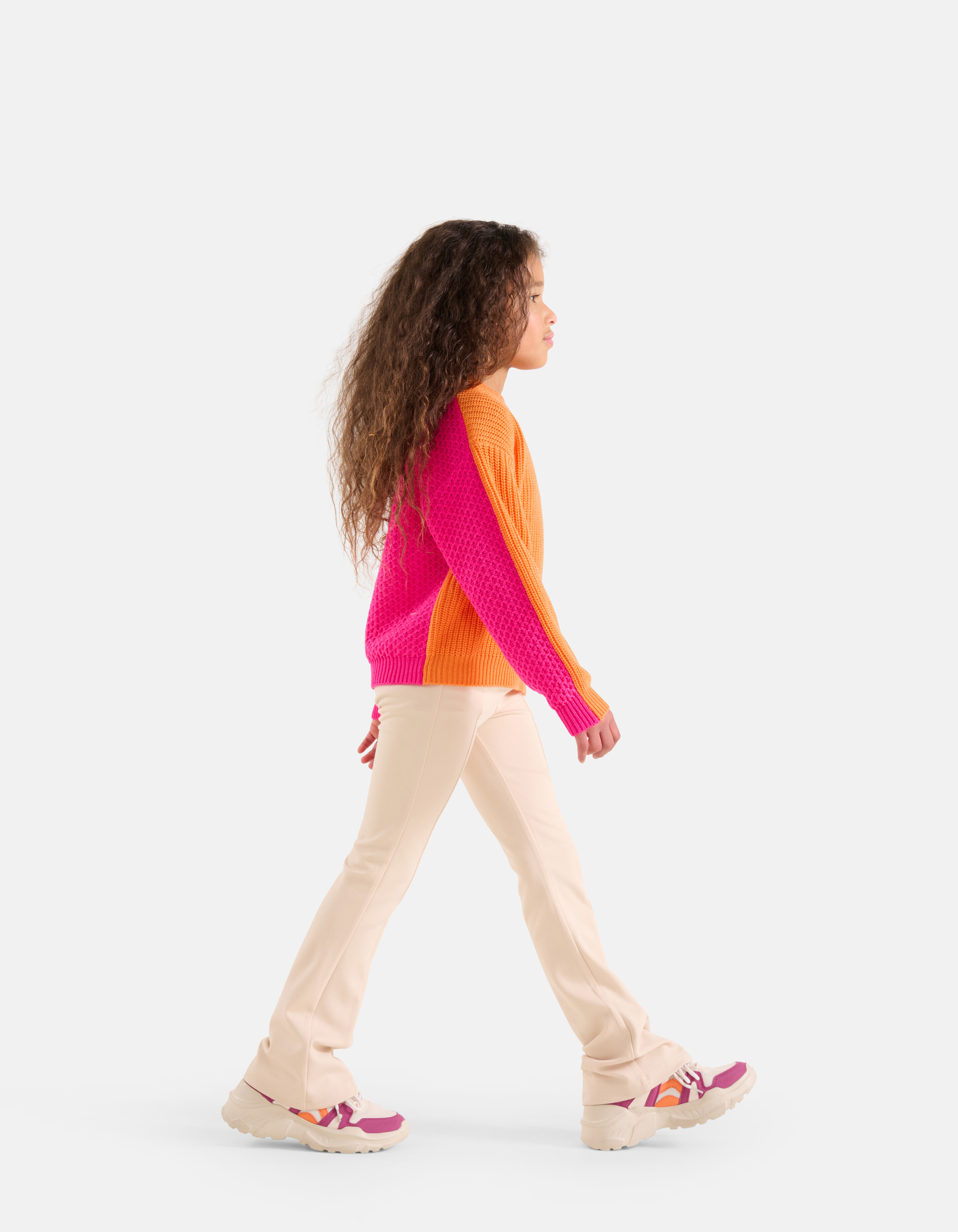 Uitlopende Legging Gebroken Wit SHOEBY GIRLS