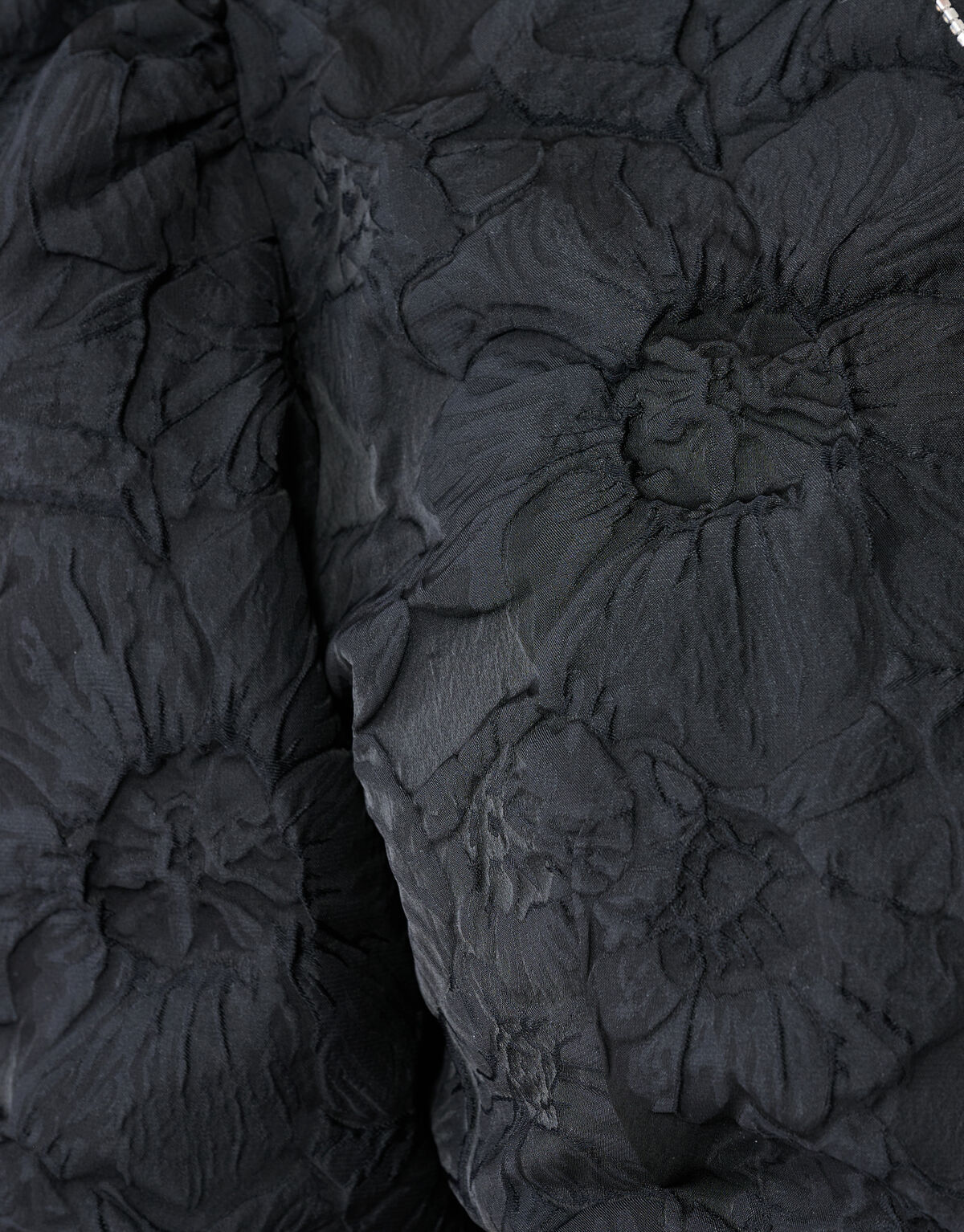 Jacquard Strik Mini Jurk Zwart SHOEBY WOMEN