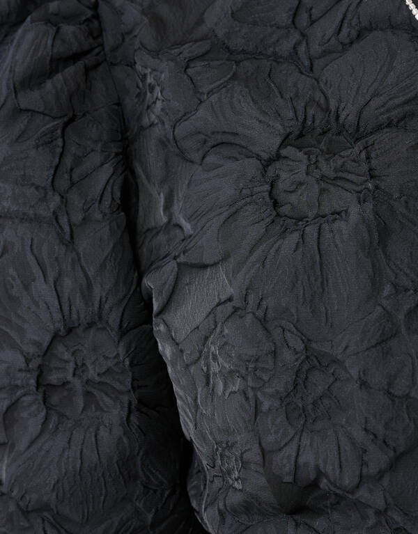 Jacquard Strik Mini Jurk Zwart SHOEBY WOMEN