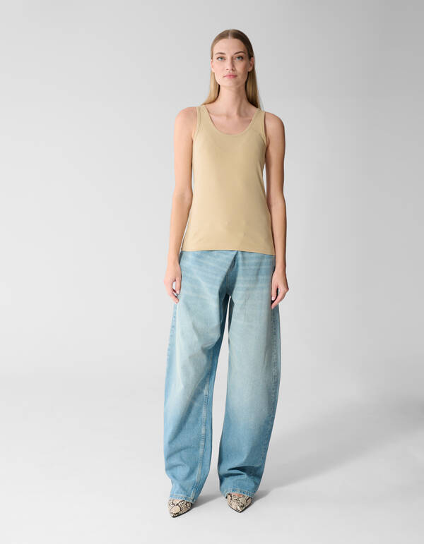 Basis Tanktop Beige SHOEBY WOMEN