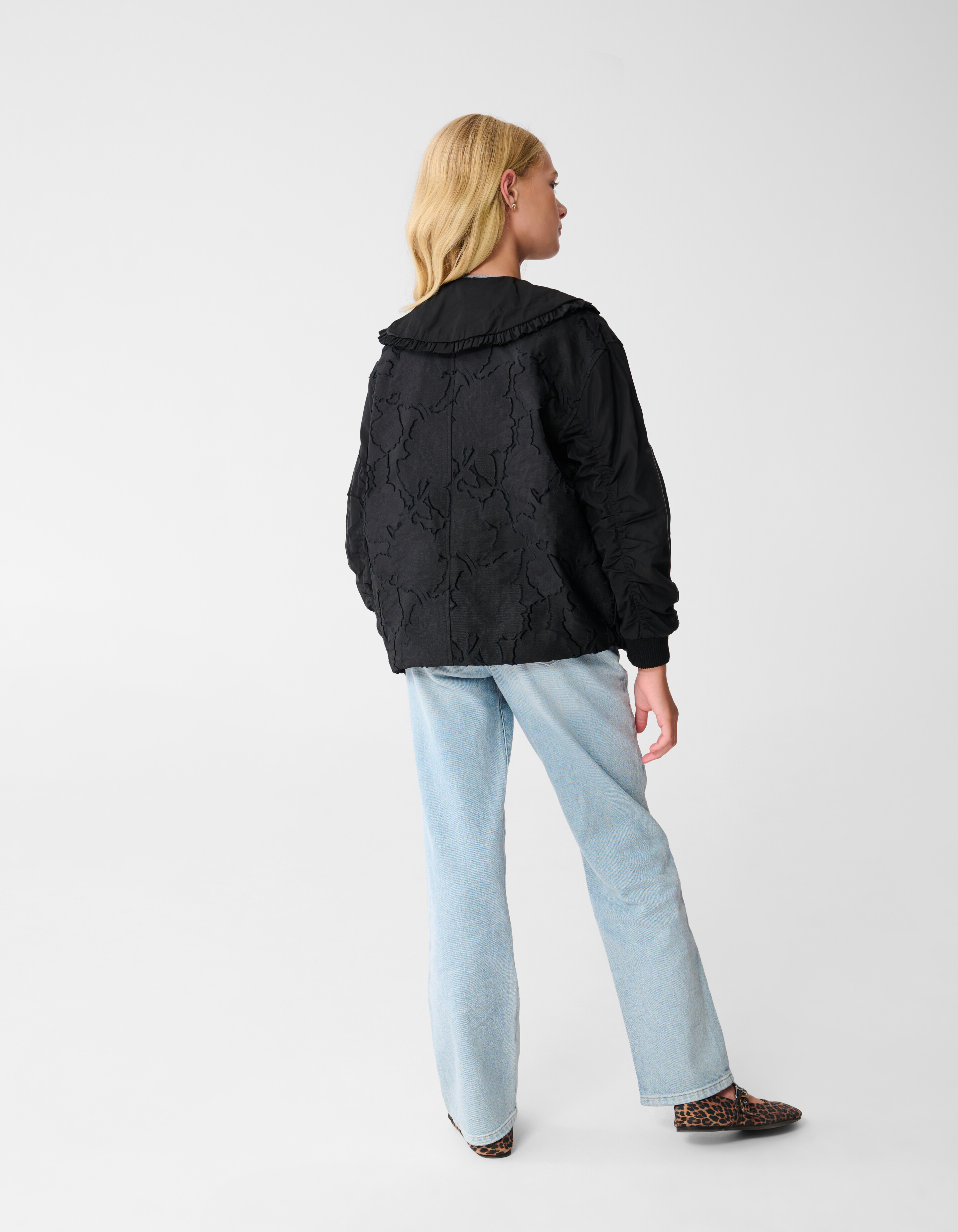 Collar Bomber Zwart SHOEBY GIRLS