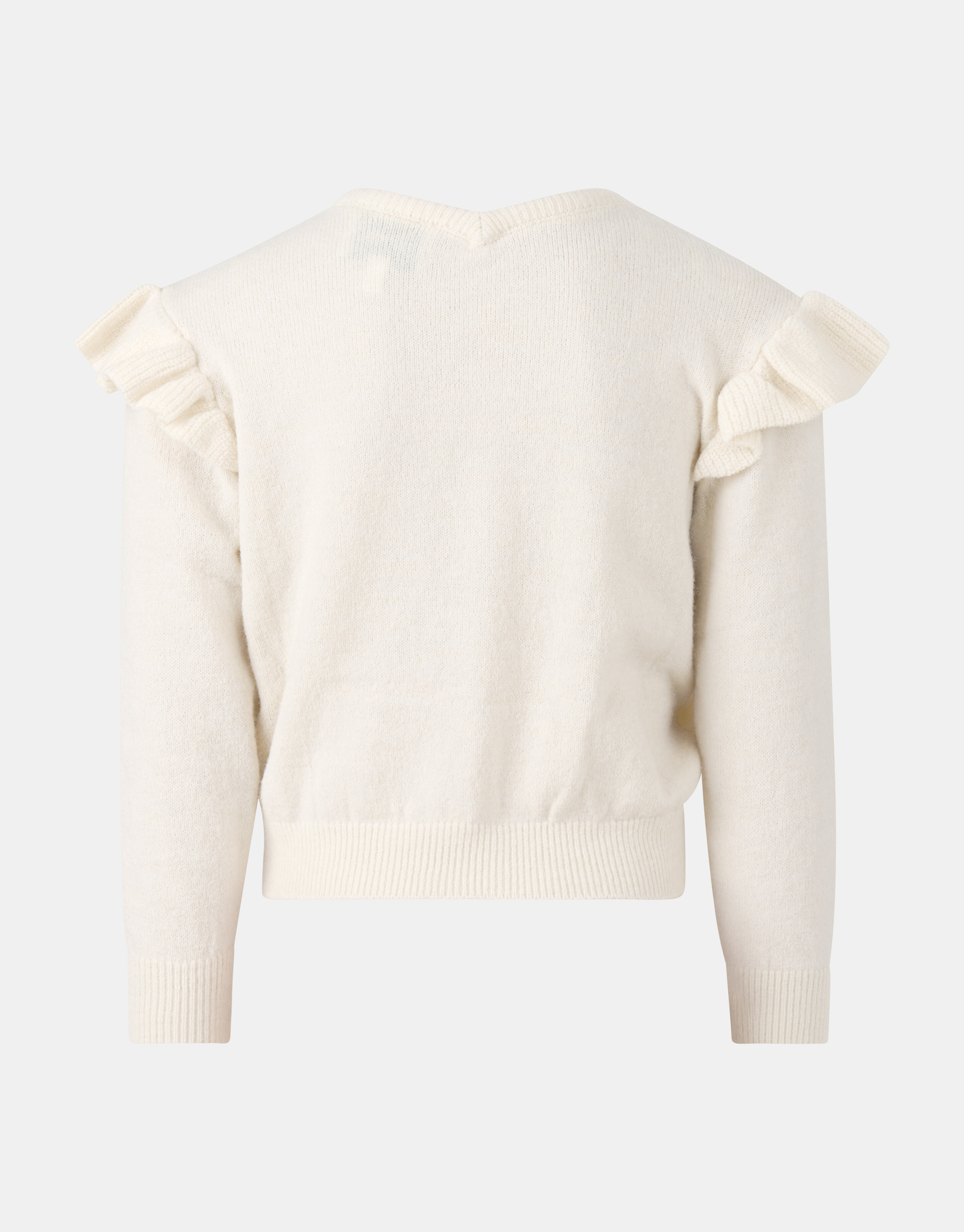 Shoulder Ruffle Pullover SHOEBY GIRLS