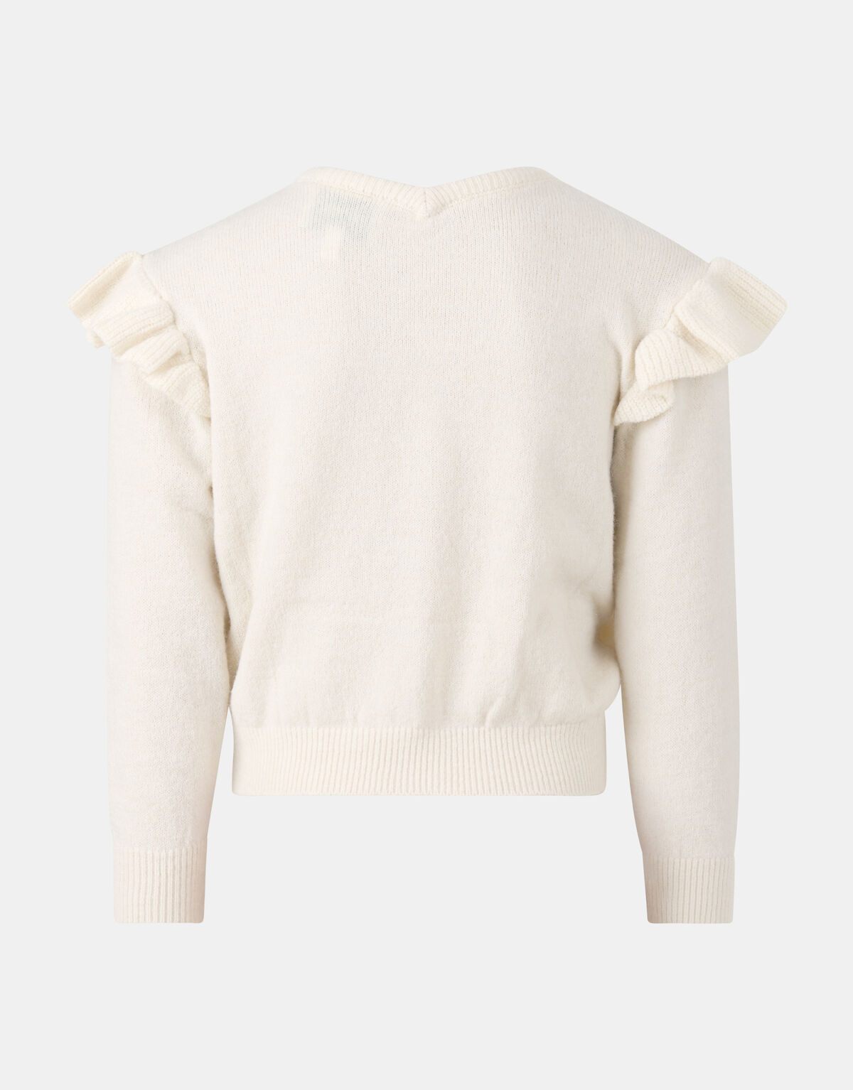 Shoulder Ruffle Pullover SHOEBY GIRLS