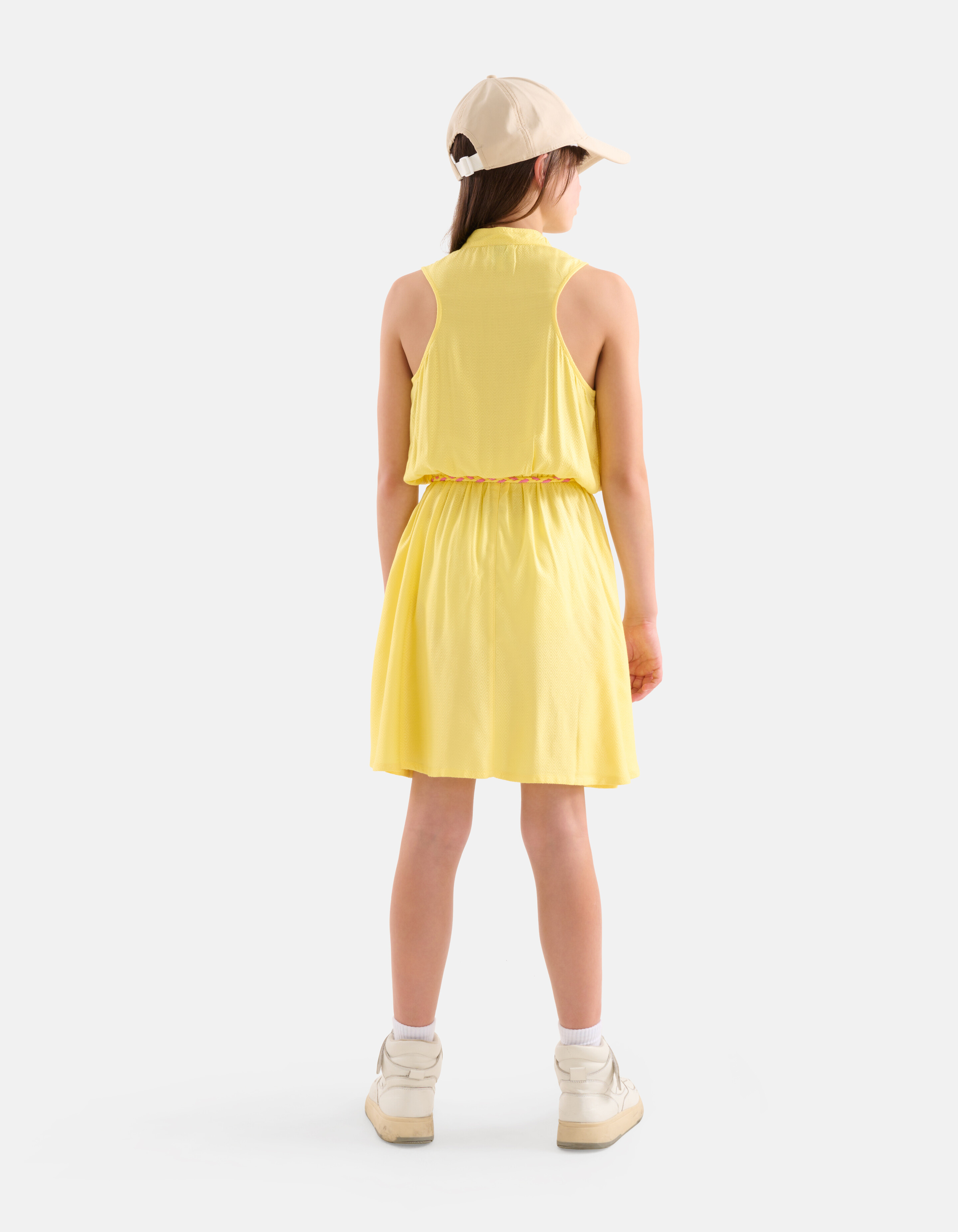 Jacquard Jurk Geel SHOEBY GIRLS