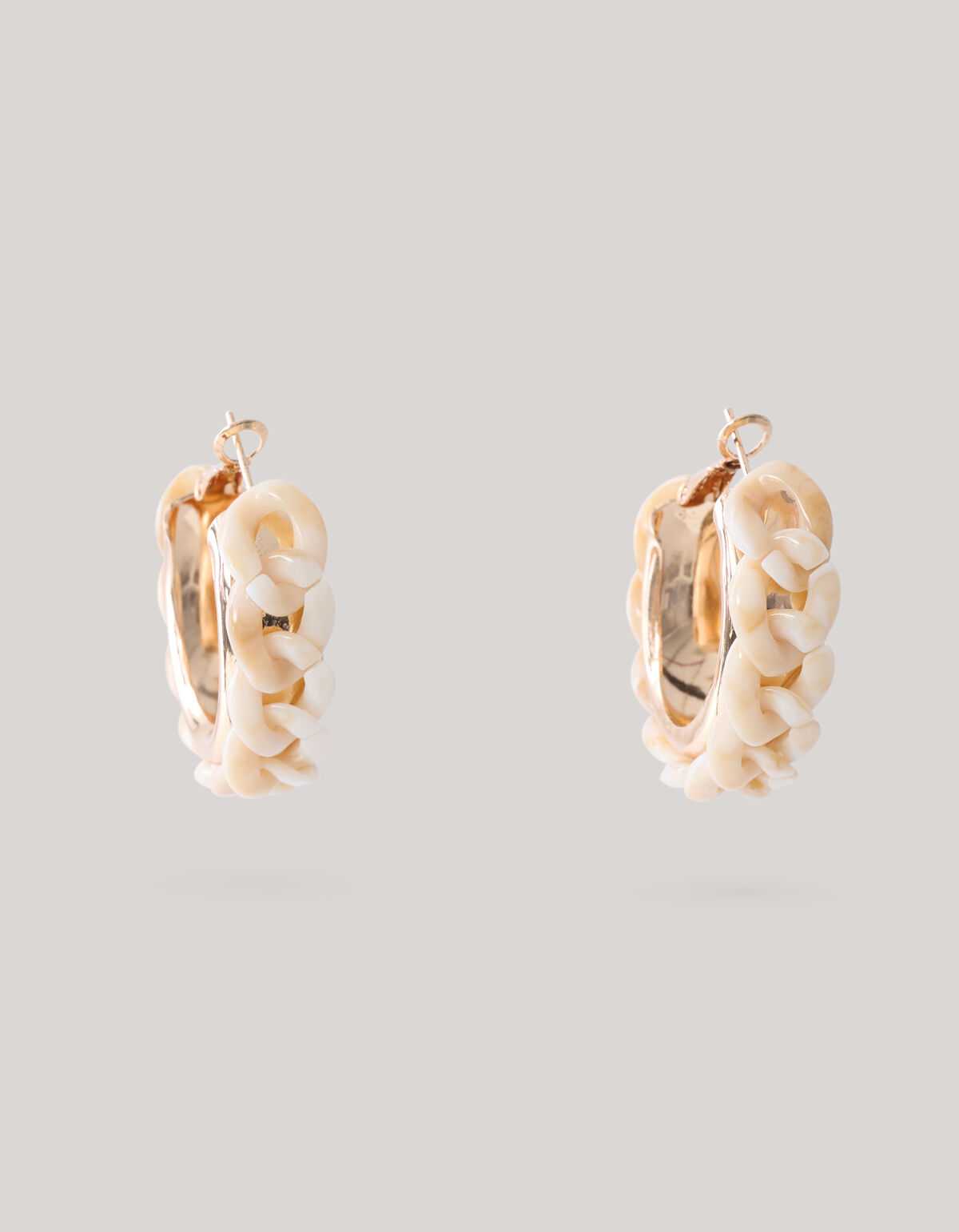 Chain Hoop Oorbellen Goud SHOEBY ACCESSOIRES