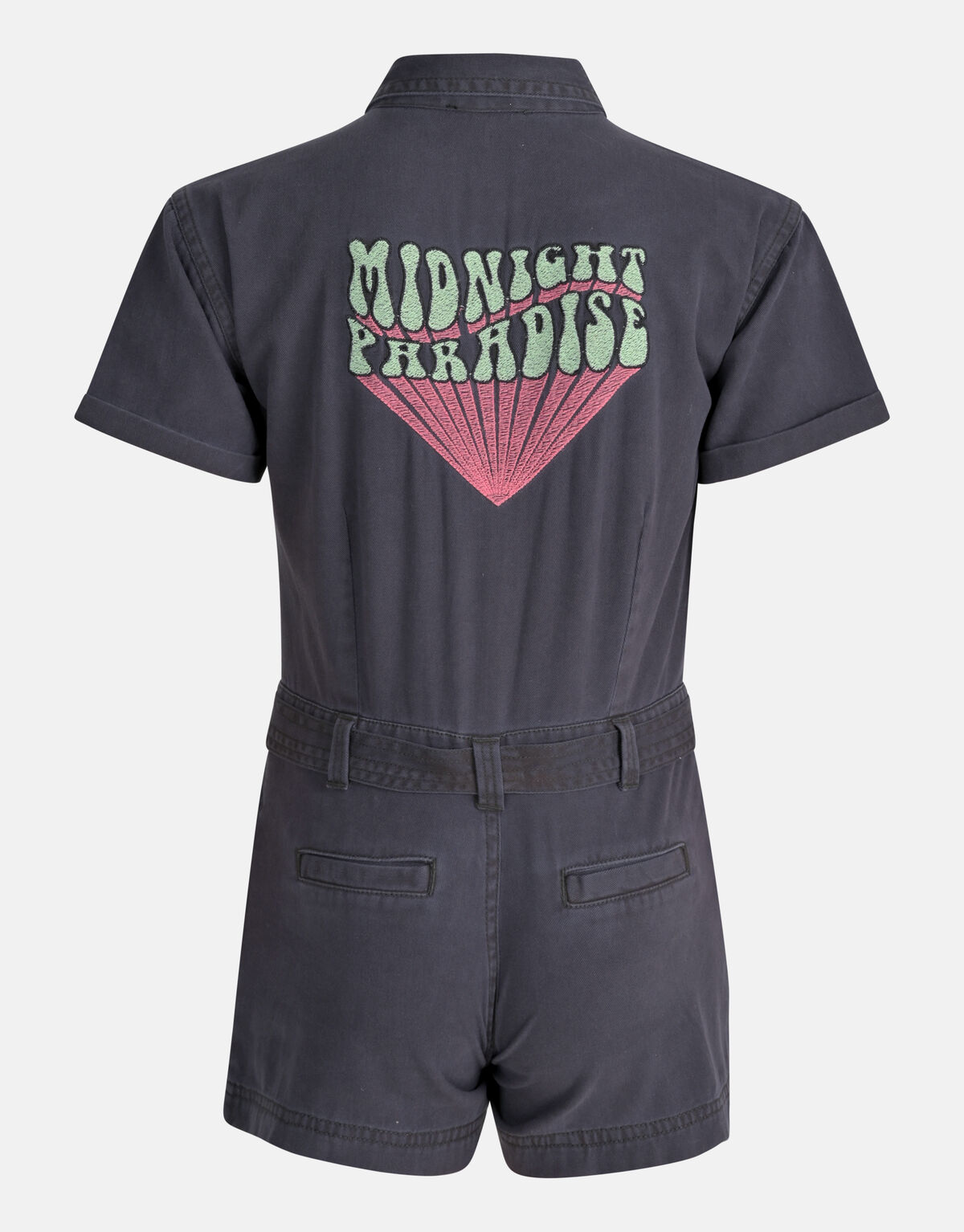 Twill Jumpsuit Donkergrijs SHOEBY GIRLS