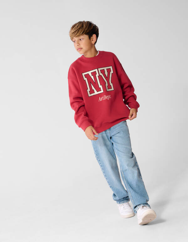 Logo Sweater Rood SHOEBY BOYS