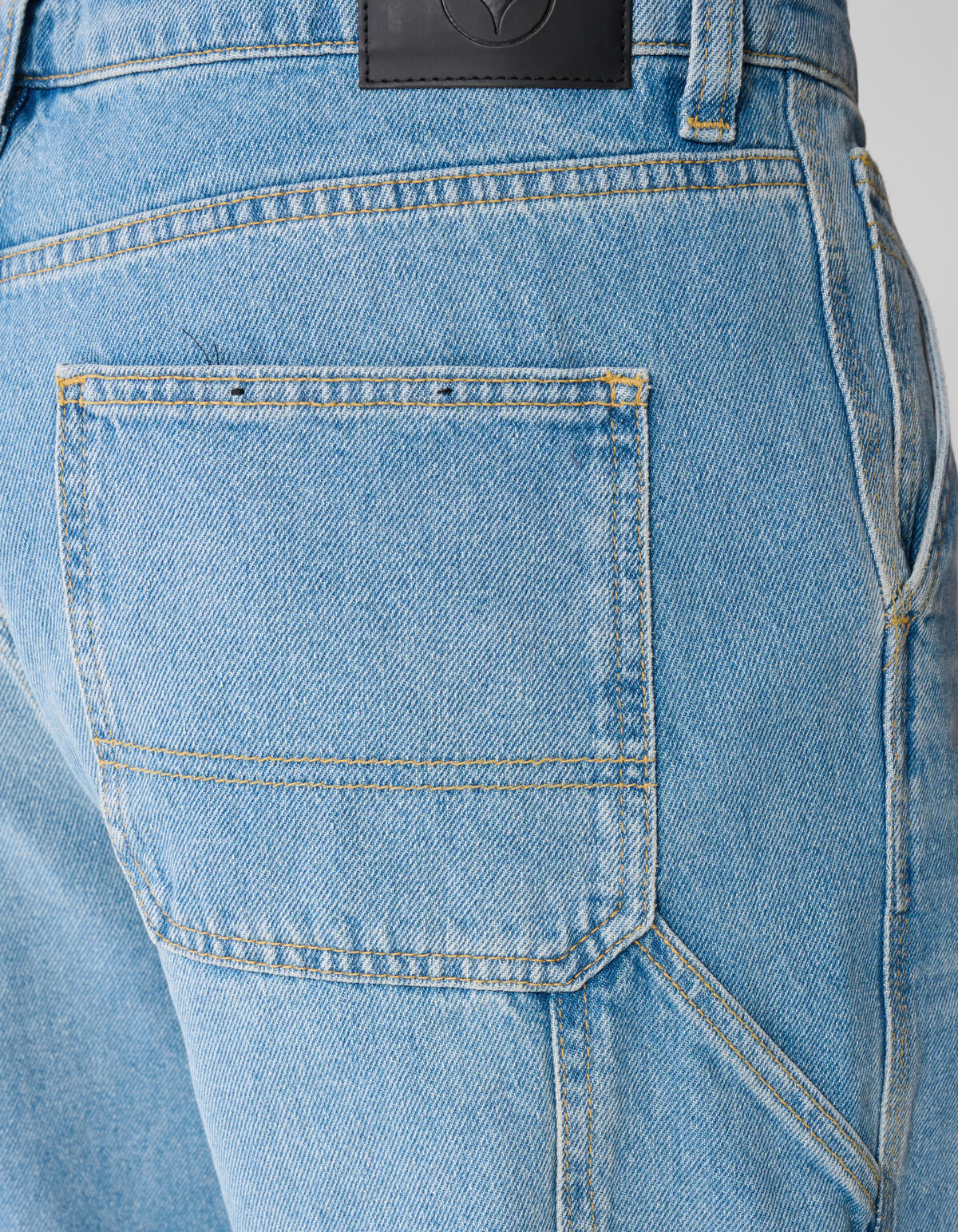 Carpenter Relaxed Fit Jeans Bleached L32 SHOEBY MEN