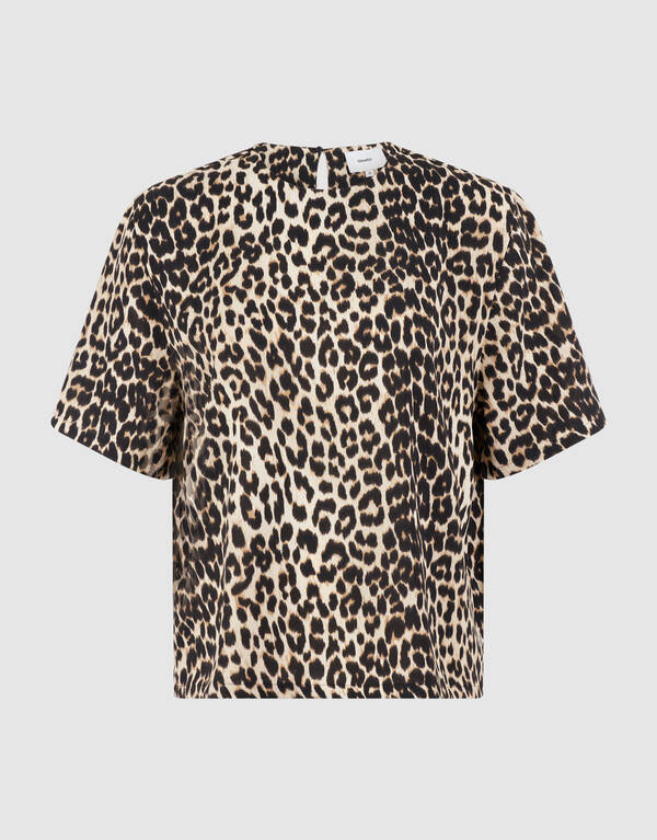 Leopard Twist Top Bruin SHOEBY WOMEN