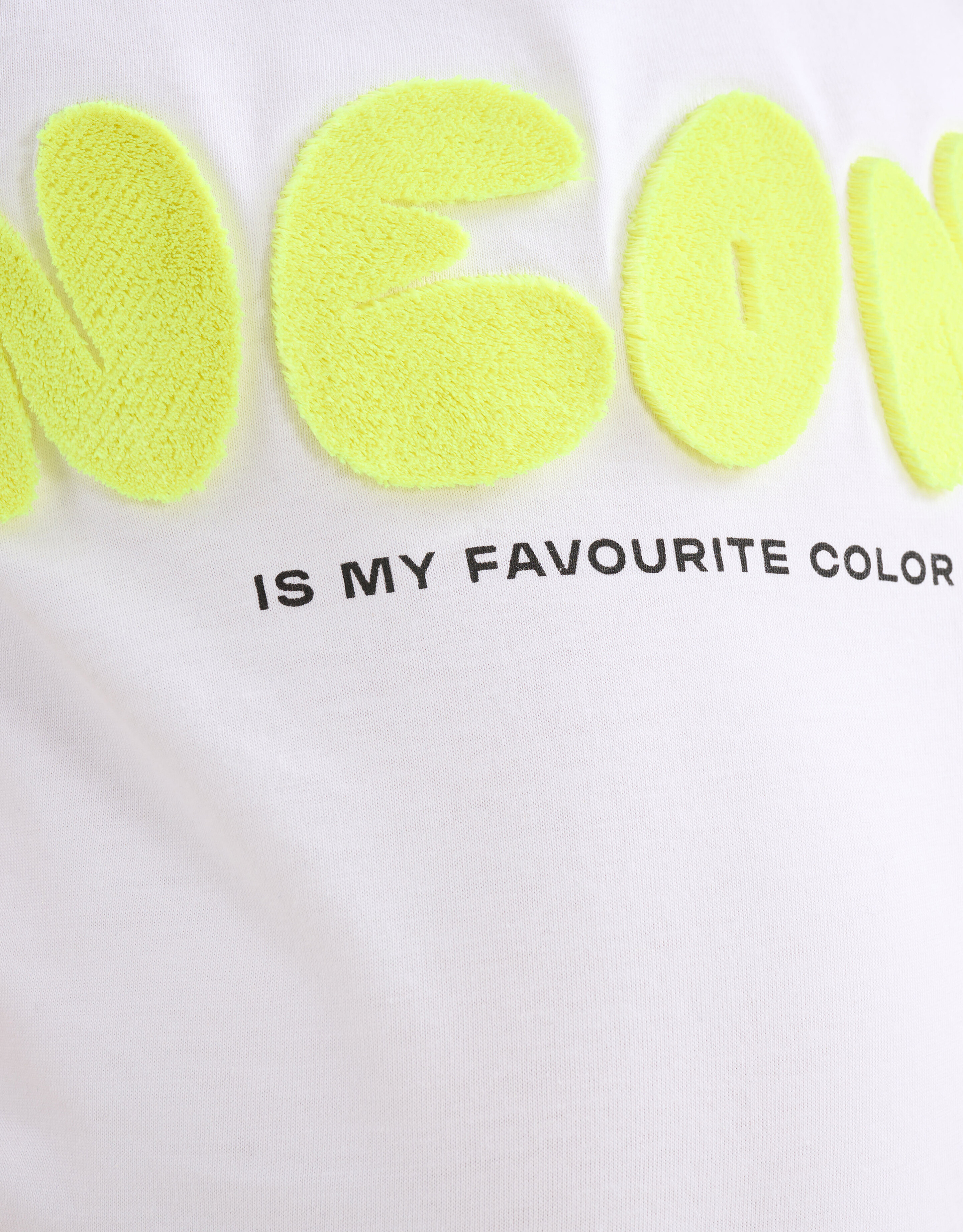 Neon Artwork T-shirt Wit SHOEBY BOYS