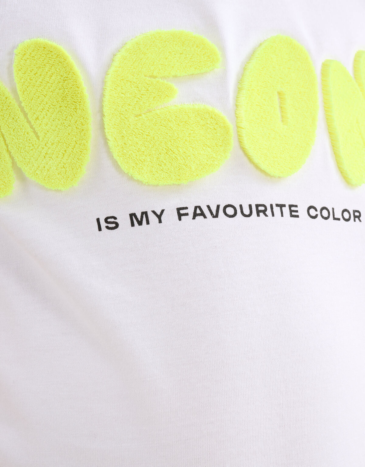 Neon Artwork T-shirt Wit SHOEBY BOYS