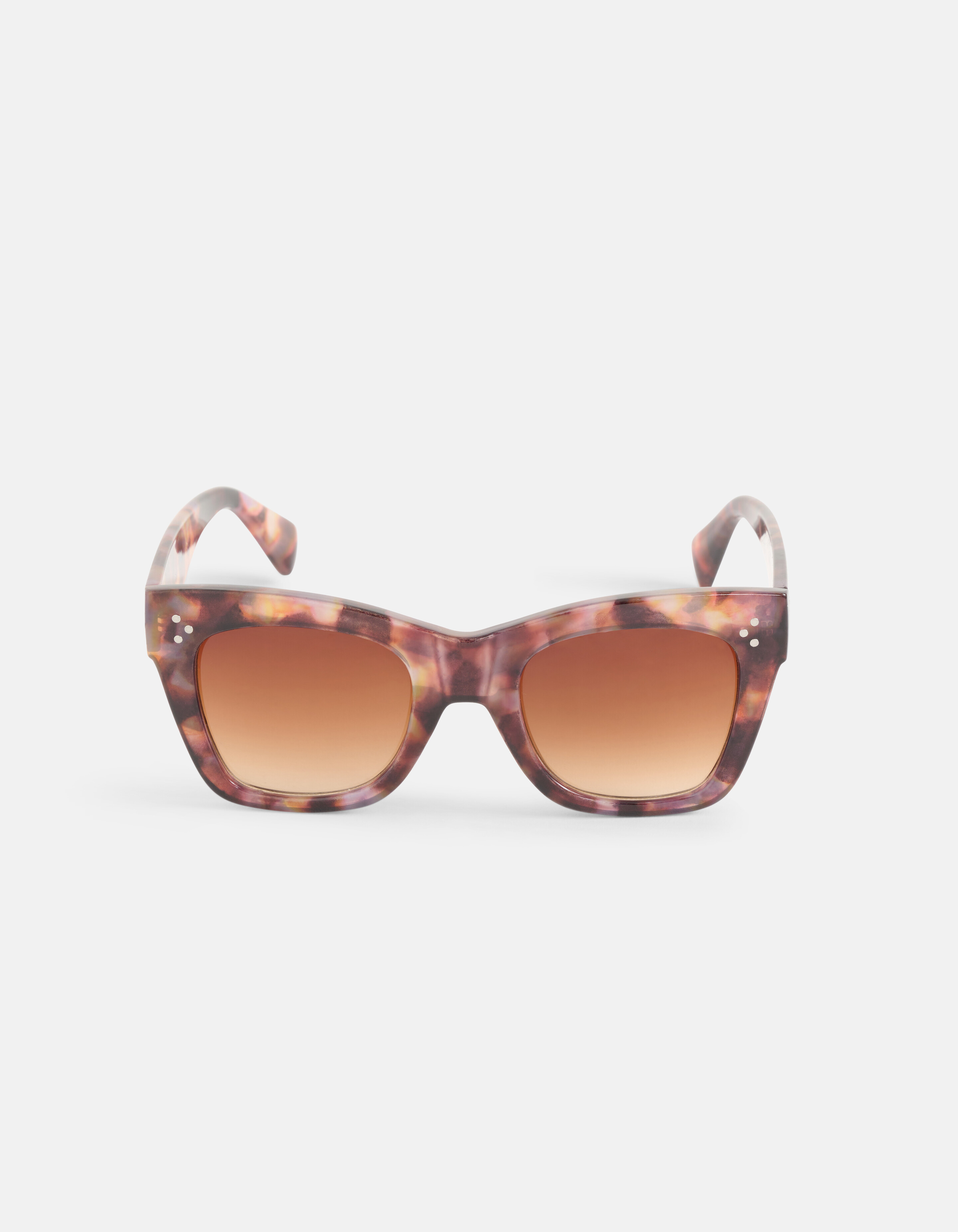 Grote Cateye Zonnebril Bruin SHOEBY ACCESSOIRES