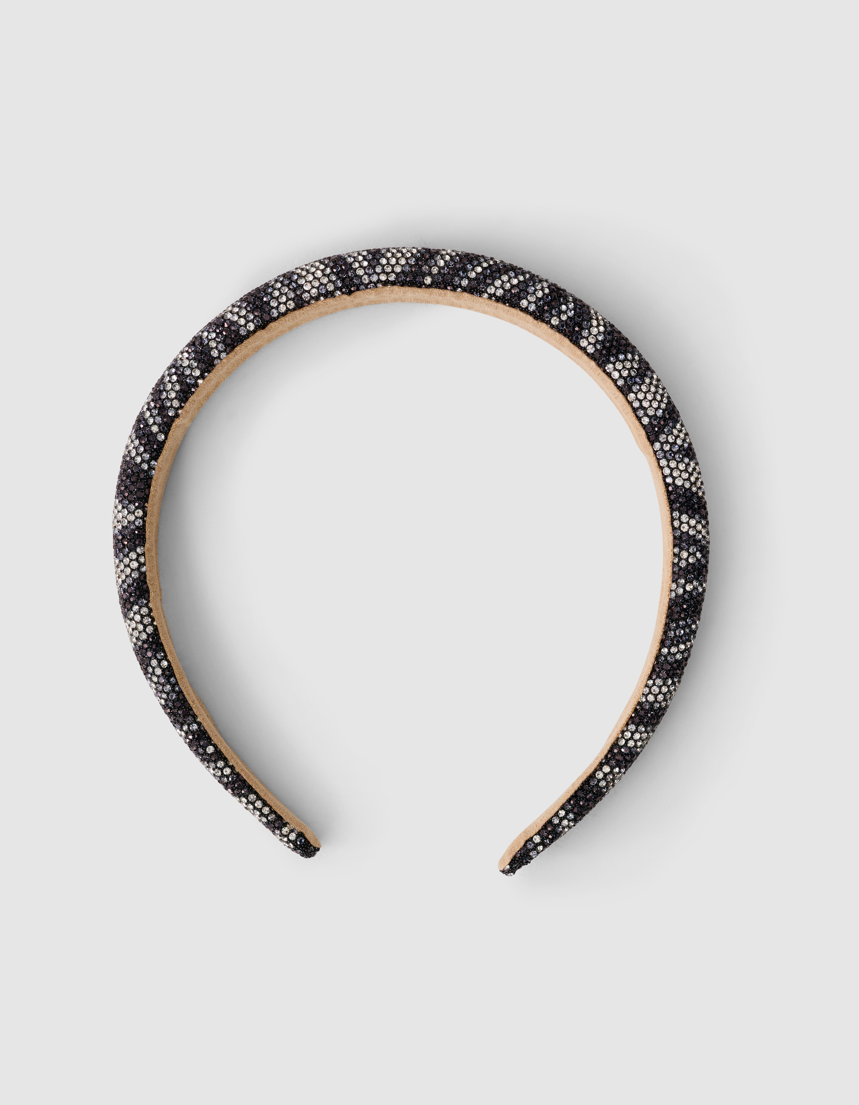 Strass Zebra Haarband Zwart SHOEBY ACCESSOIRES