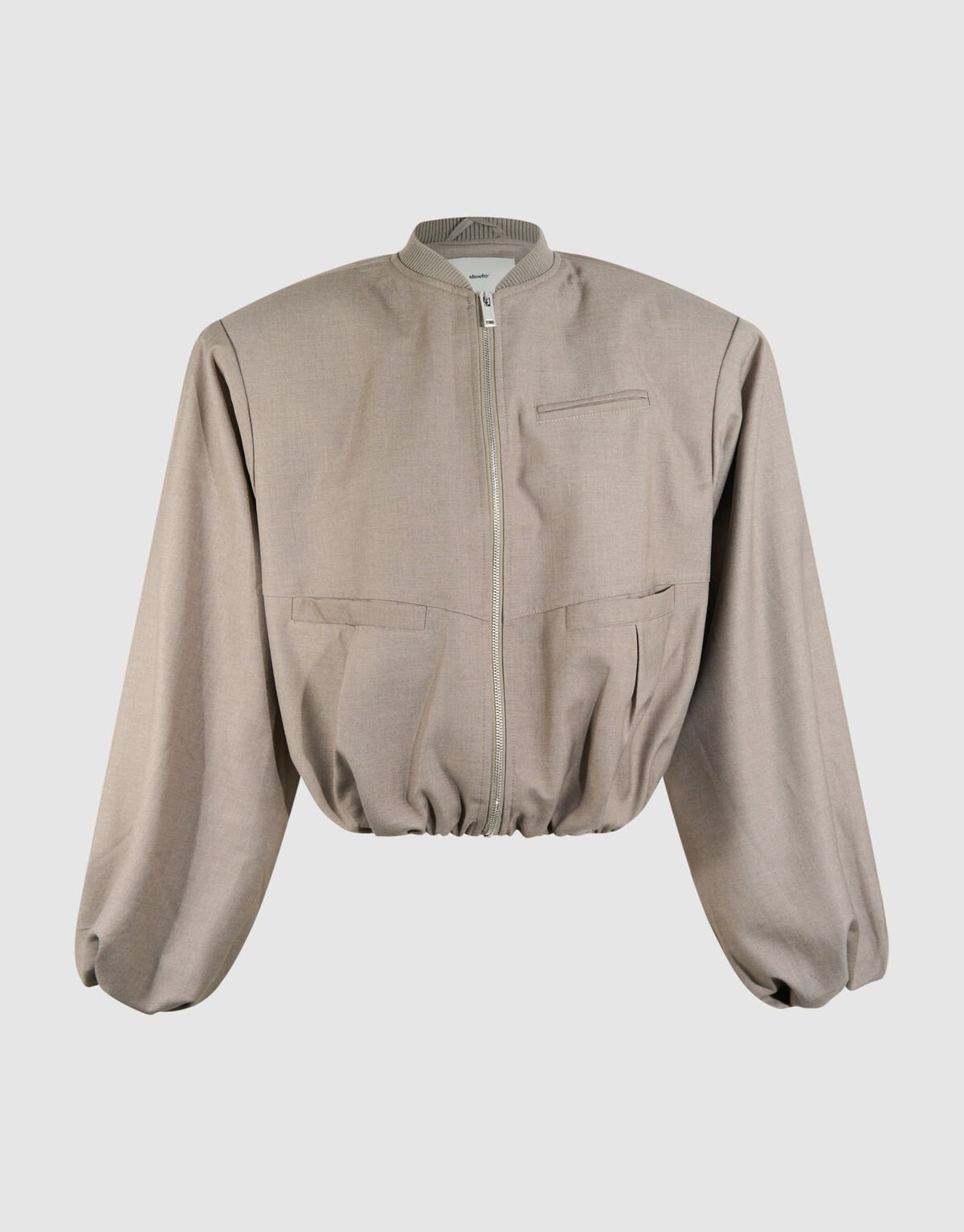 Oversized Parel Bomber Jack Taupe SHOEBY WOMEN