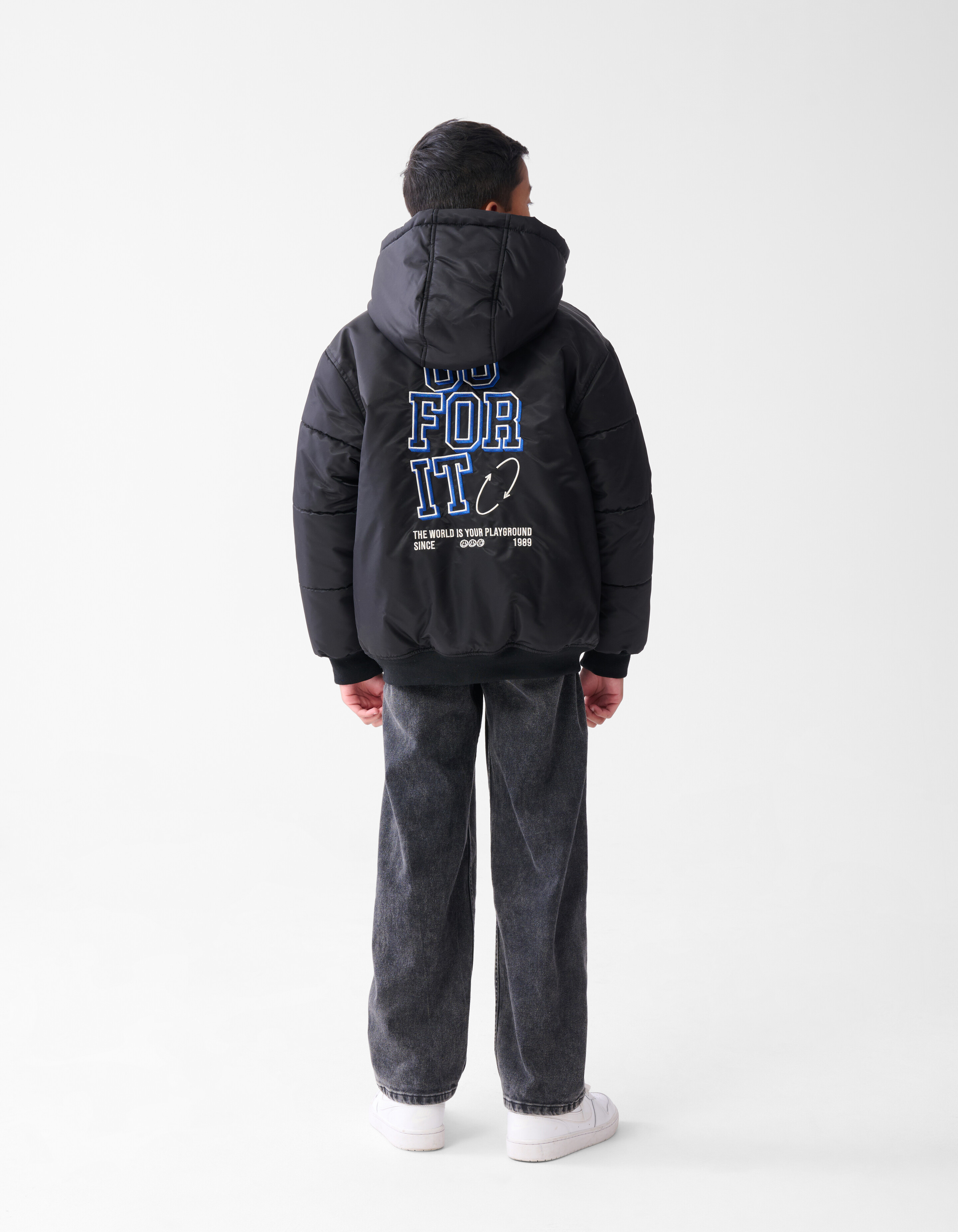Varsity Jas Zwart SHOEBY BOYS