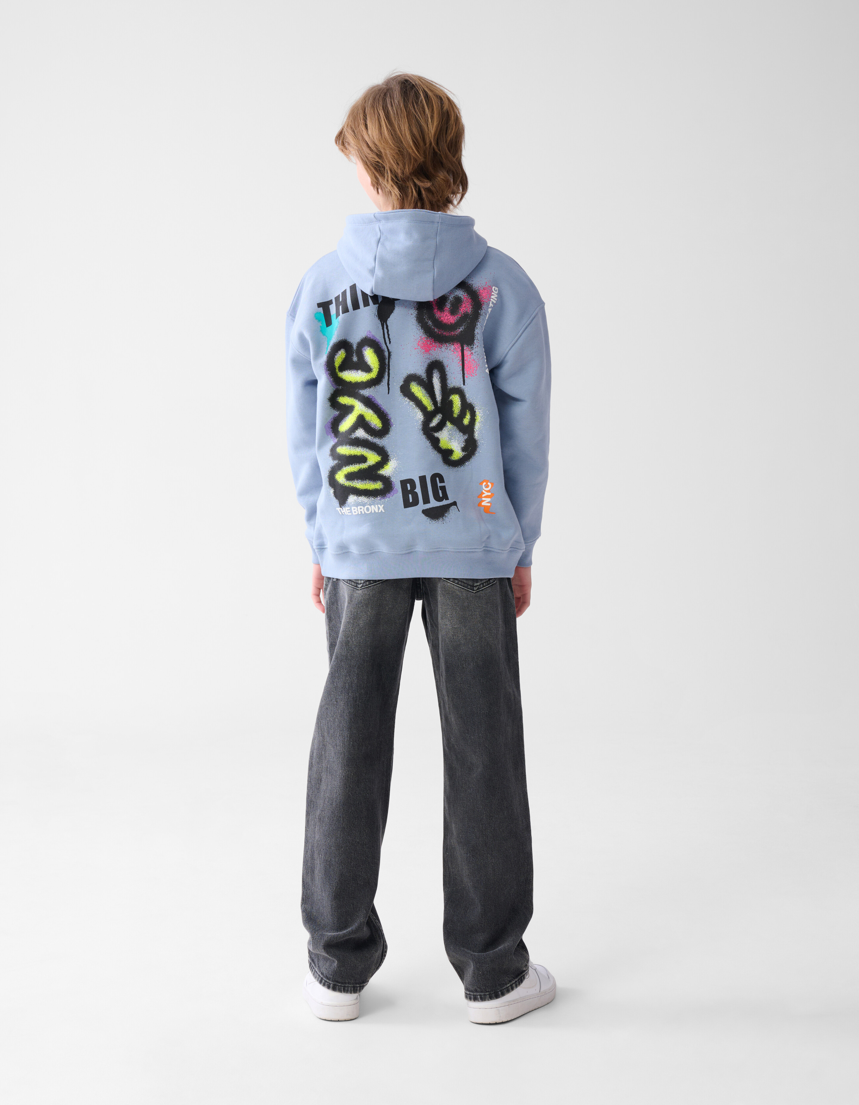 Artwork Hoodie blauw SHOEBY BOYS