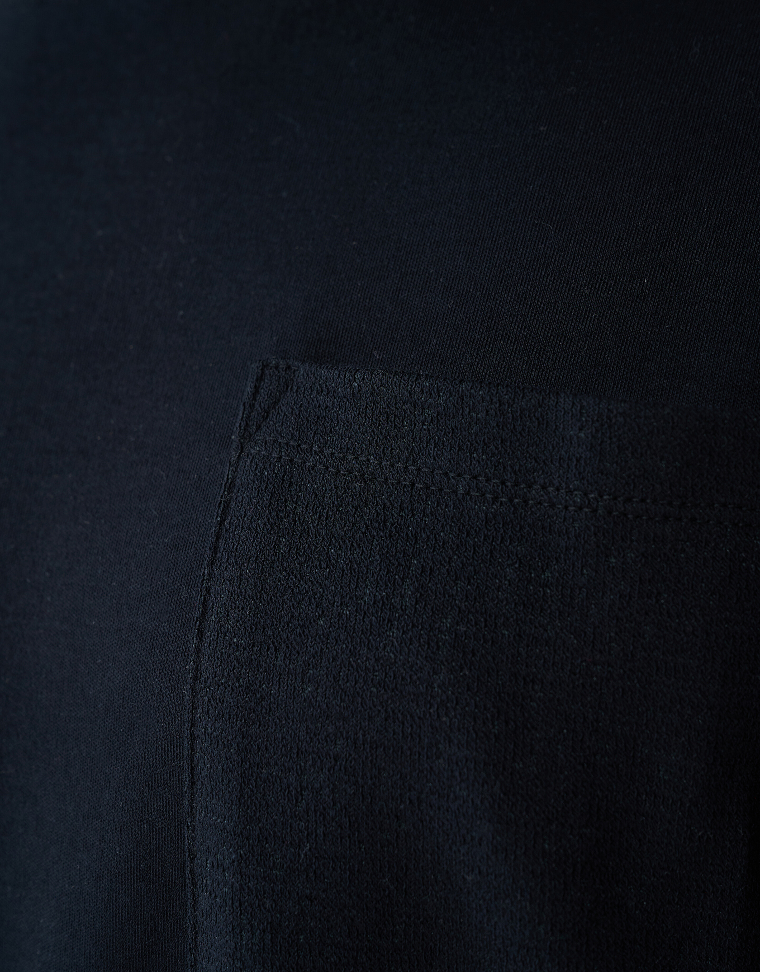 Structuur Pocket T-shirt Zwart SHOEBY MEN