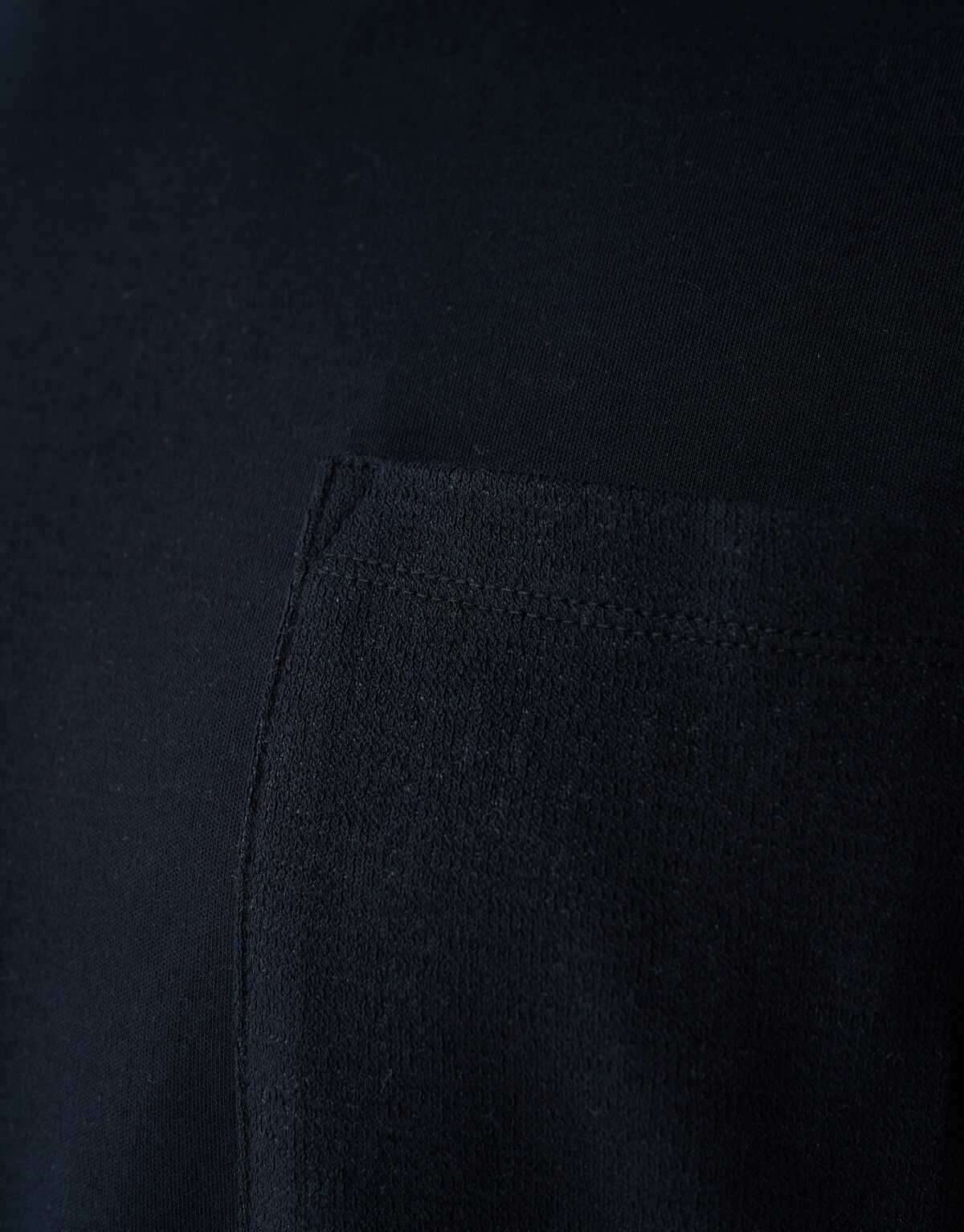 Structuur Pocket T-shirt Zwart SHOEBY MEN