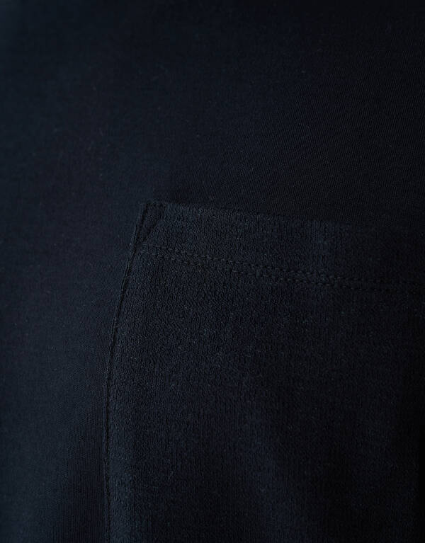 Structuur Pocket T-shirt Zwart SHOEBY MEN